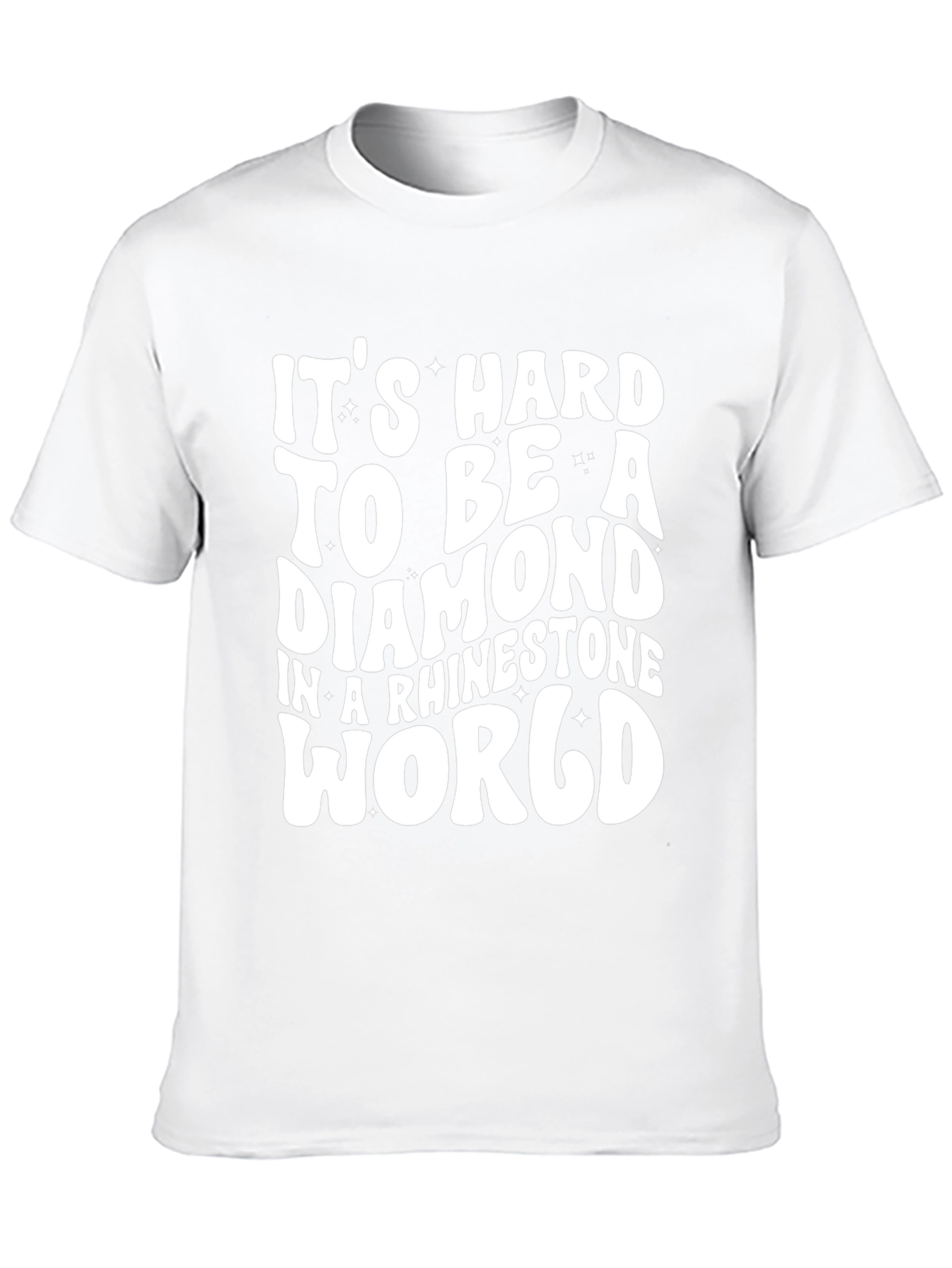 Black Diamond In a Rhinestone World Graphic Tee view 10