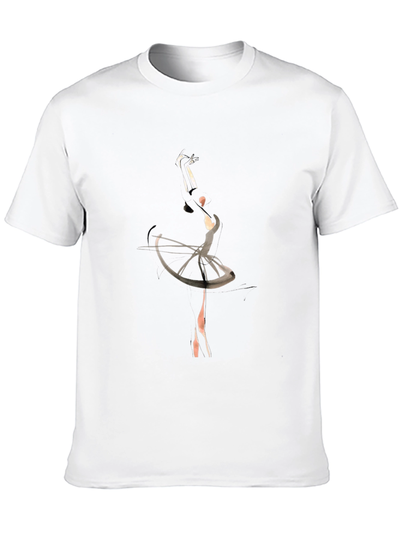 Black Ballet Dancer Graphic Tee - Elegant Style view 10
