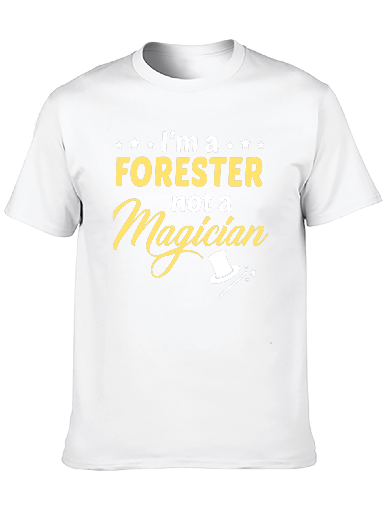 Black Forester Not a Magician Graphic Tee view 10