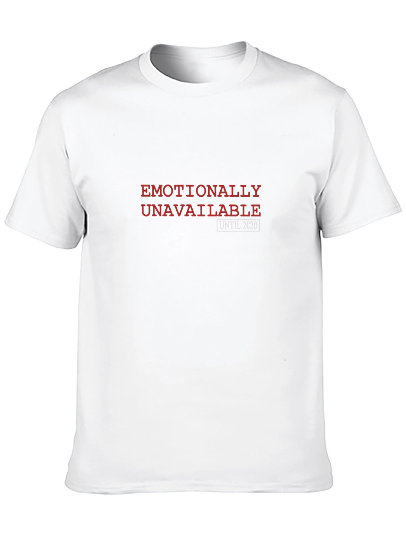 Black Emotionally Unavailable T-Shirt view 10