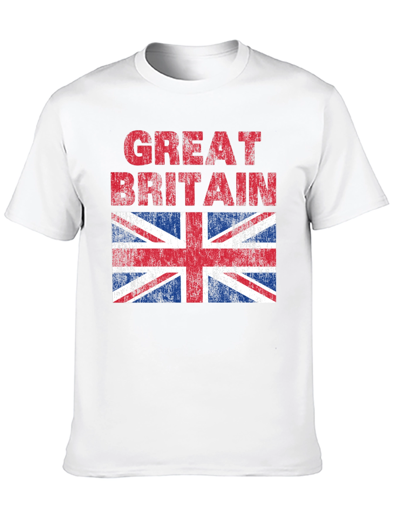 Black Great Britain Flag Graphic T-Shirt view 10