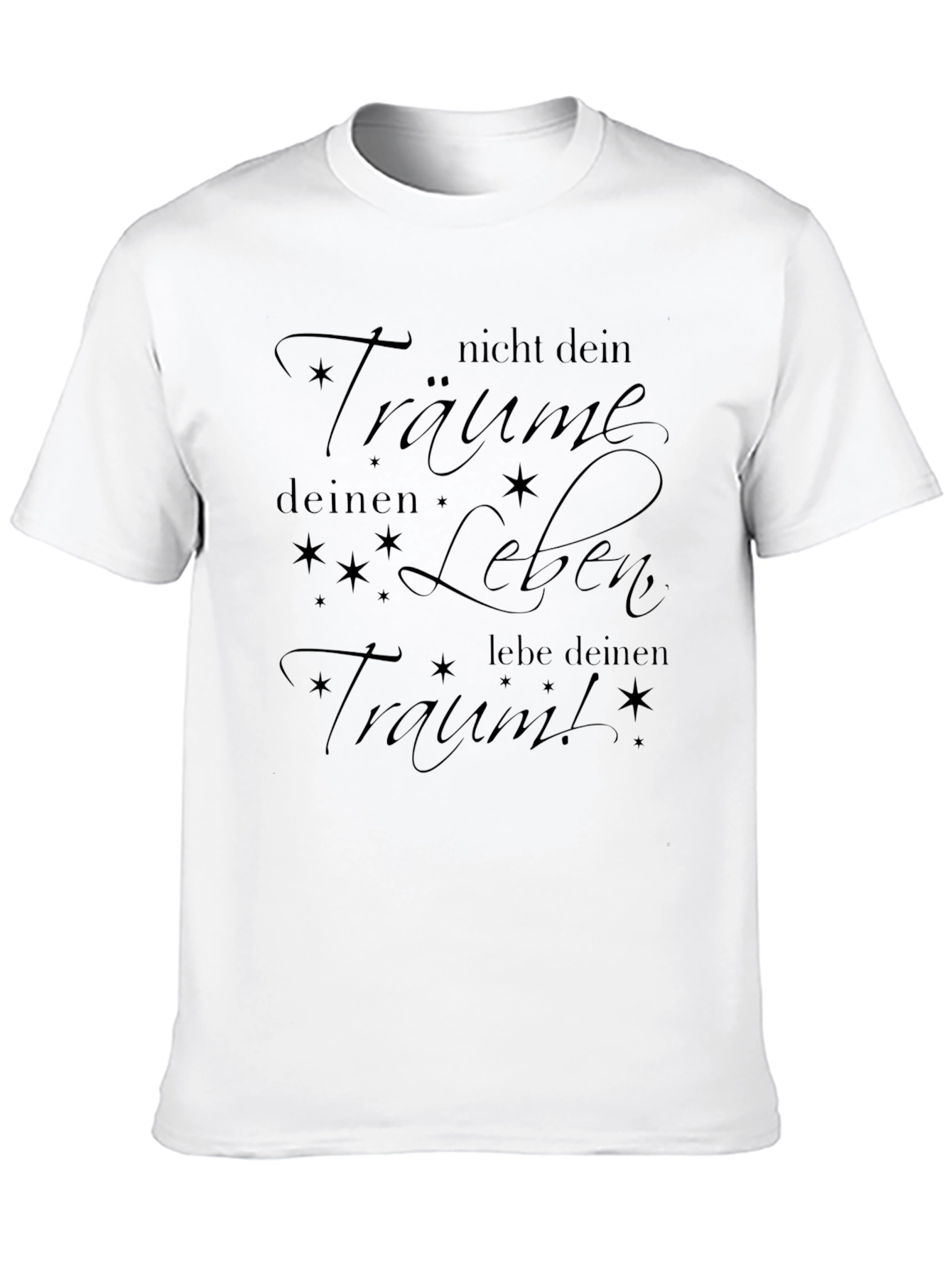 Black Inspirational German Quote T-Shirt view 10