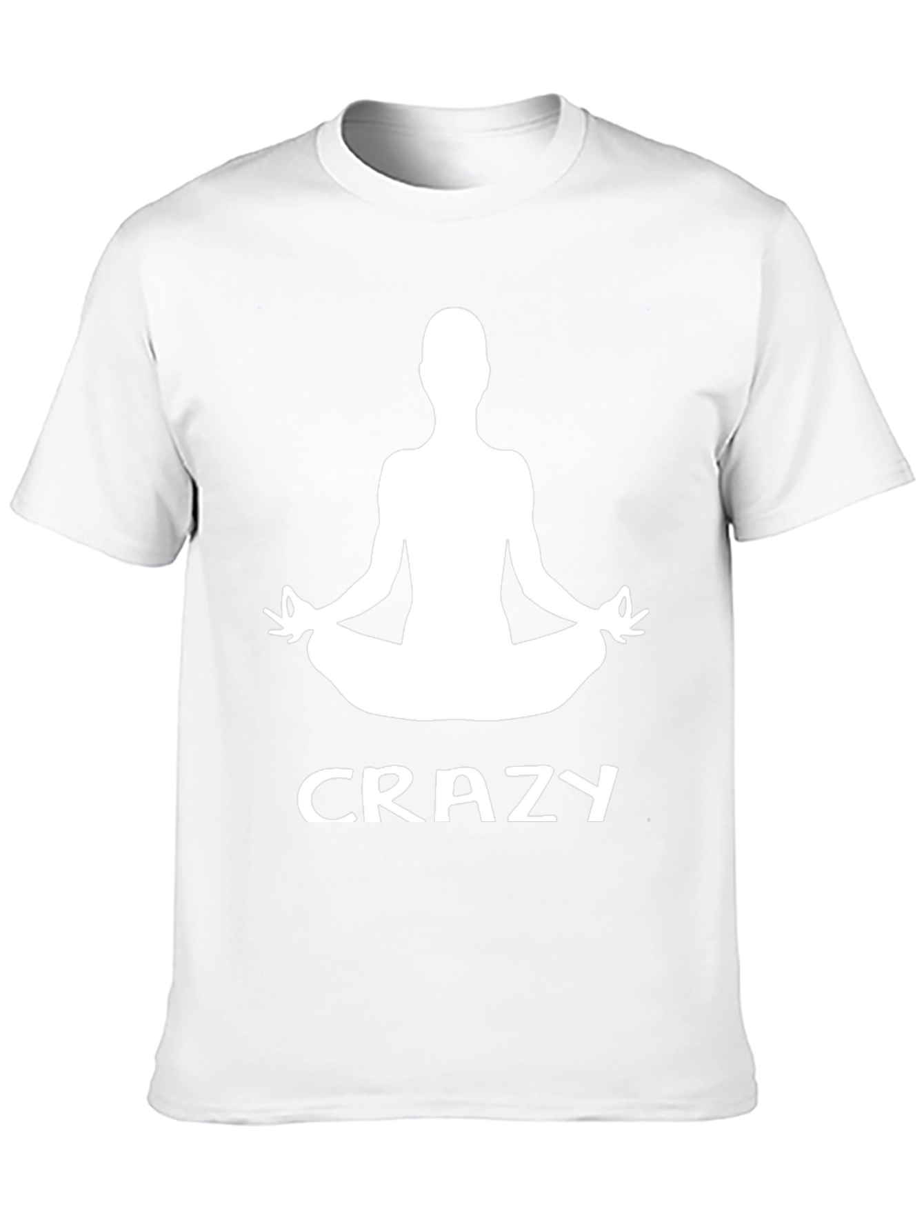 Black Crazy Yogi Black T-Shirt view 10