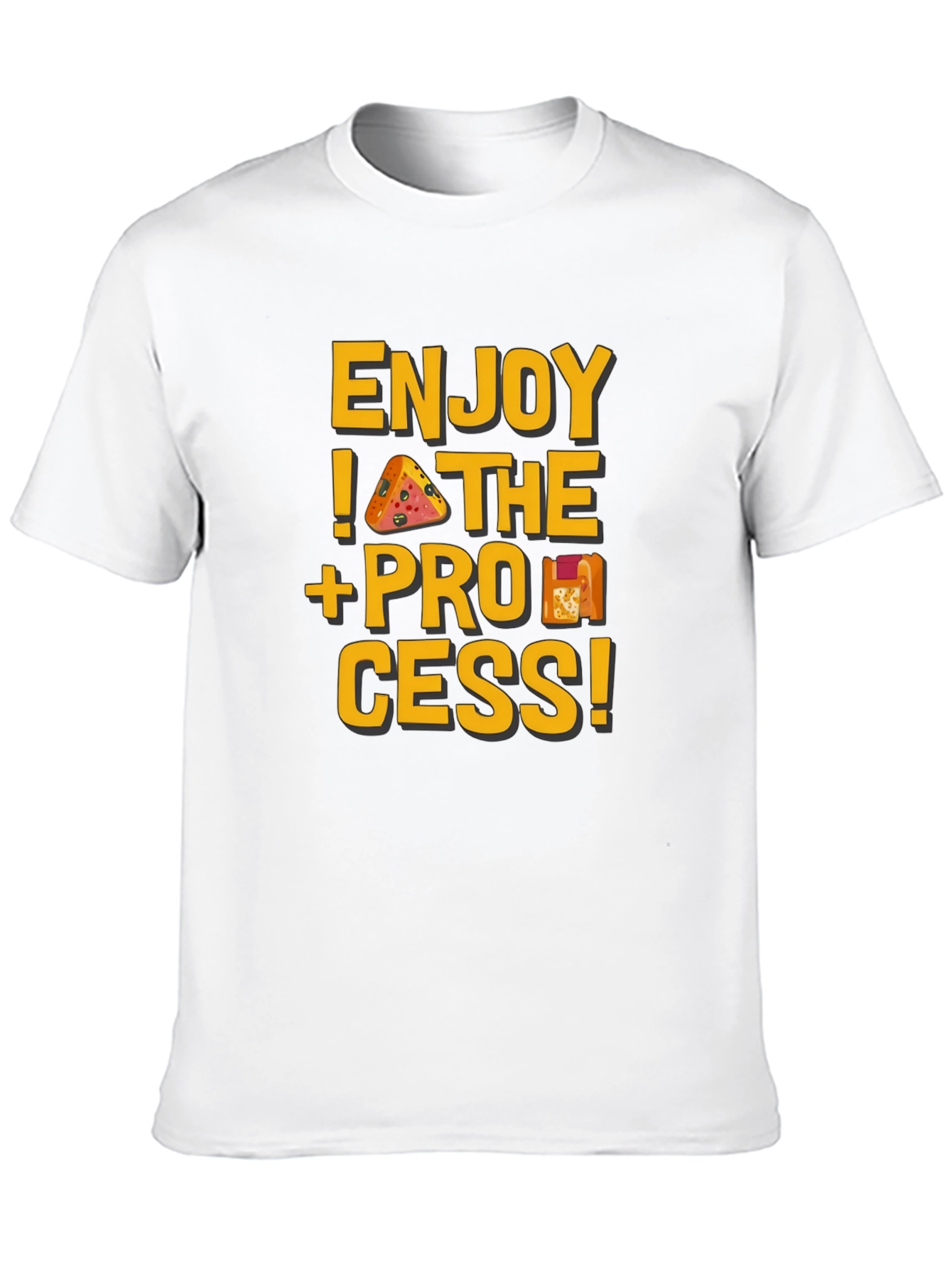 Black Enjoy the Process Graphic Tee view 10