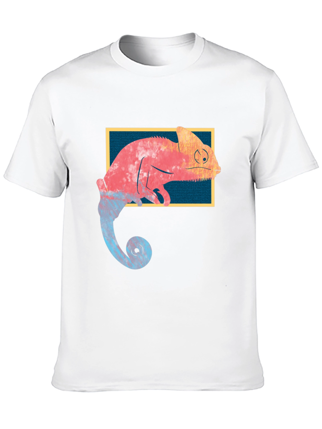 Black Chameleon Graphic T-Shirt - Unique Design view 10