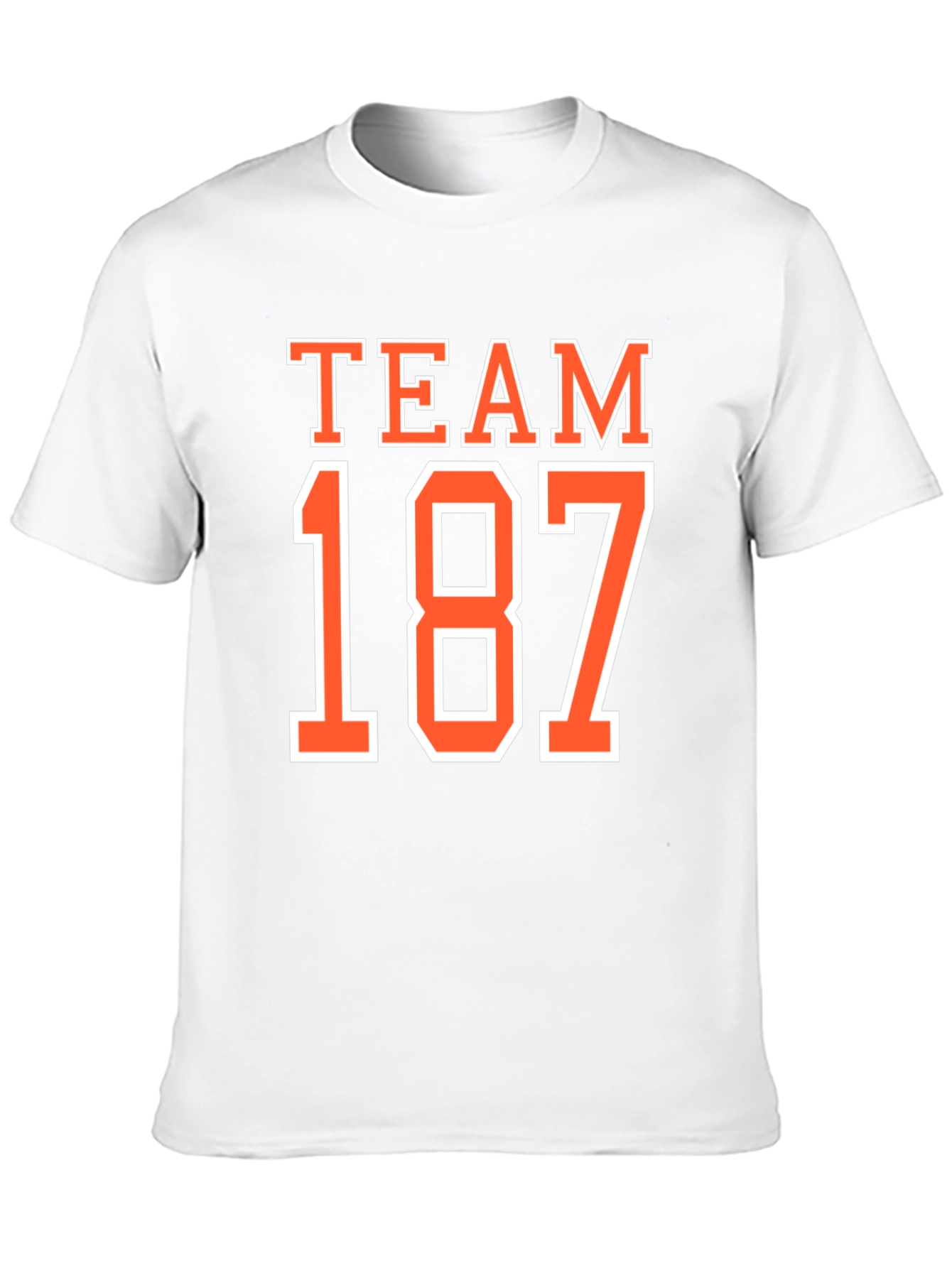Black Team 187 Graphic Tee - Black Cotton T-Shirt view 10