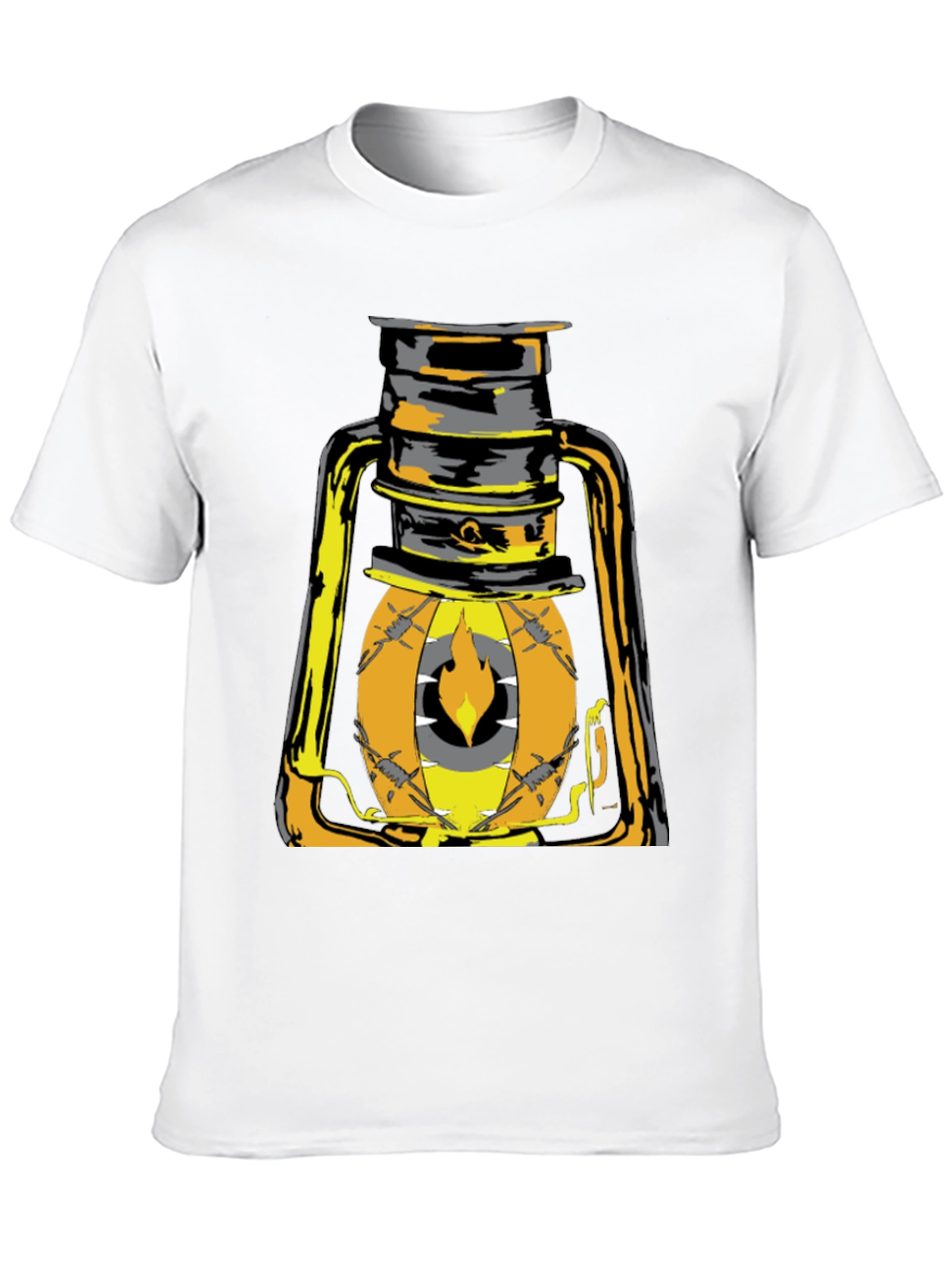 Black Lantern Graphic T-Shirt - Unique Design view 10