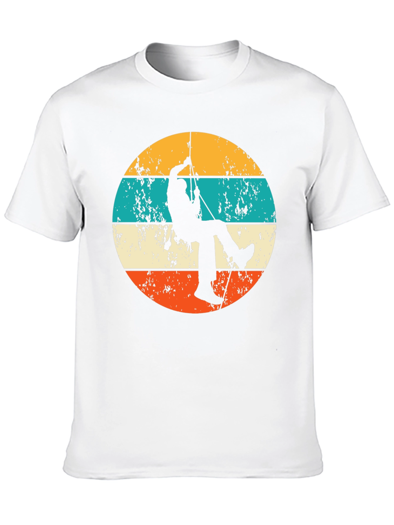 Black Retro Rock Climbing T-Shirt - Adventure Apparel view 10