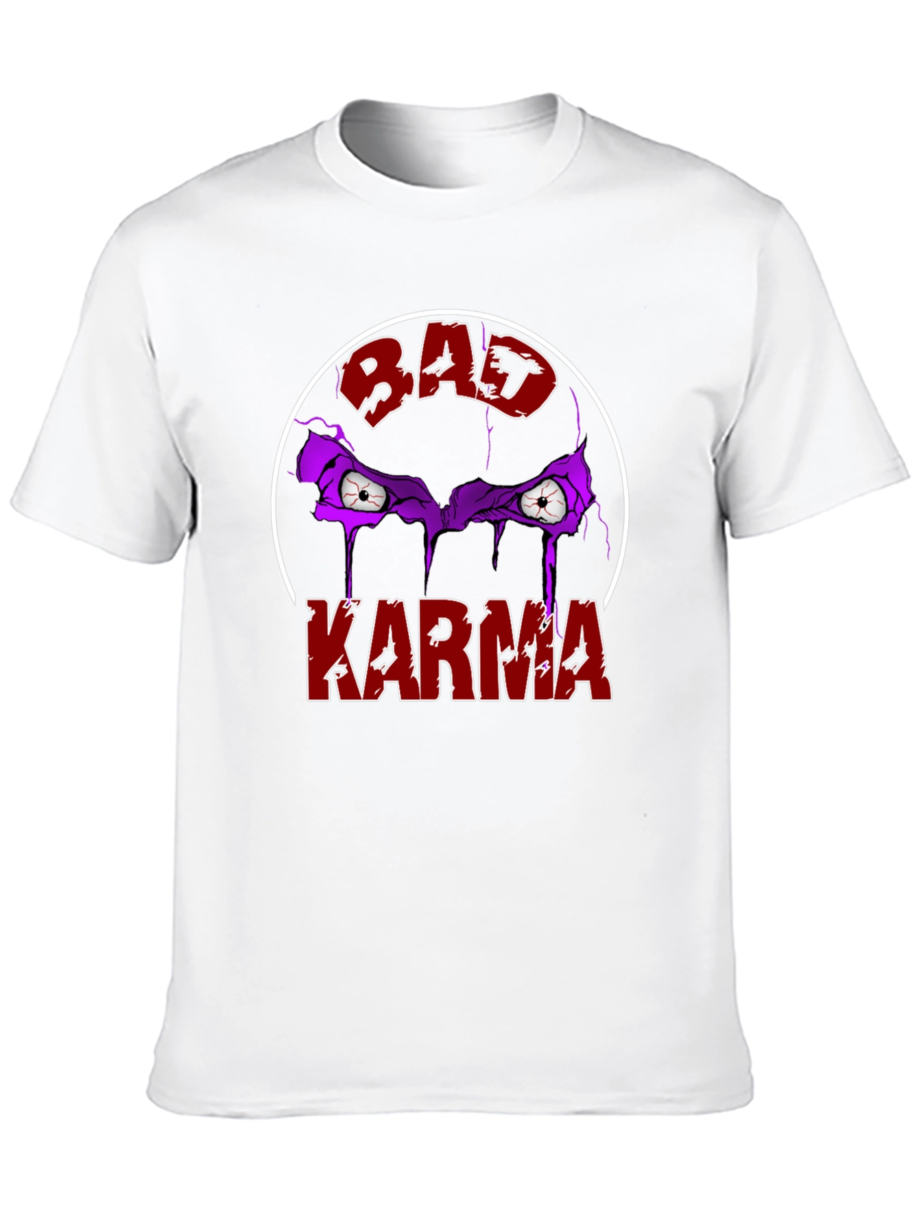Black Bad Karma Graphic T-Shirt view 10