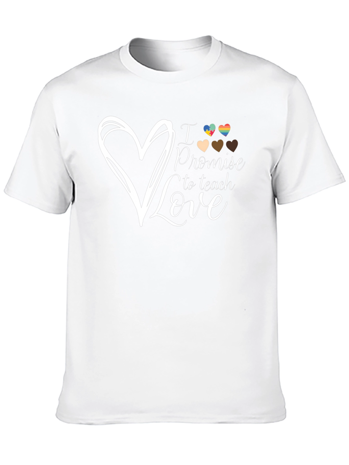 Black Love Teaching T-Shirt view 10