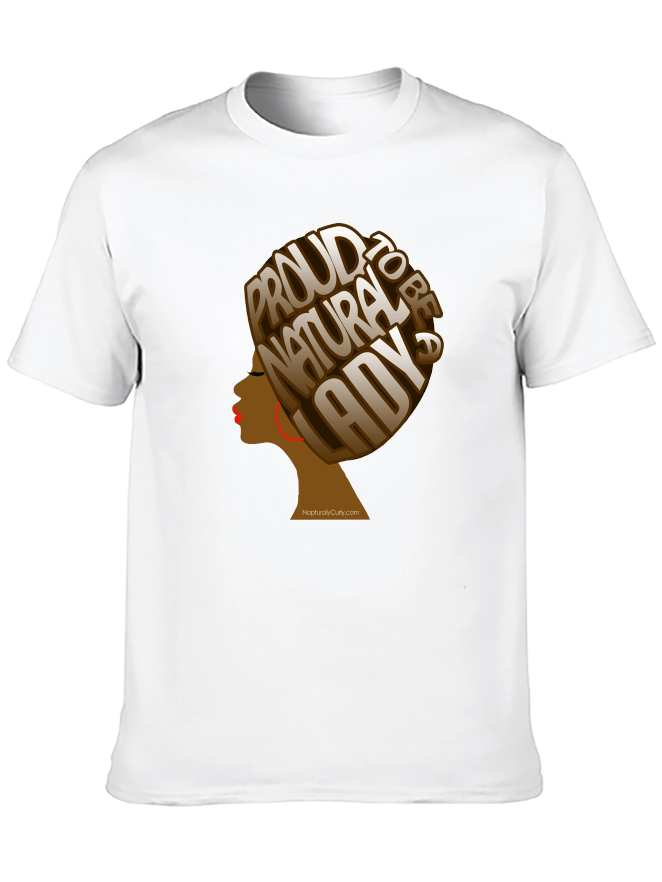 Black Proud Natural Lady T-Shirt - Black view 10