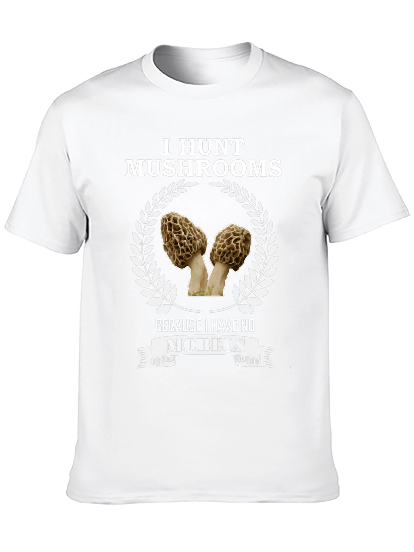 Black I Hunt Mushrooms T-Shirt - Morel Lover Tee view 10