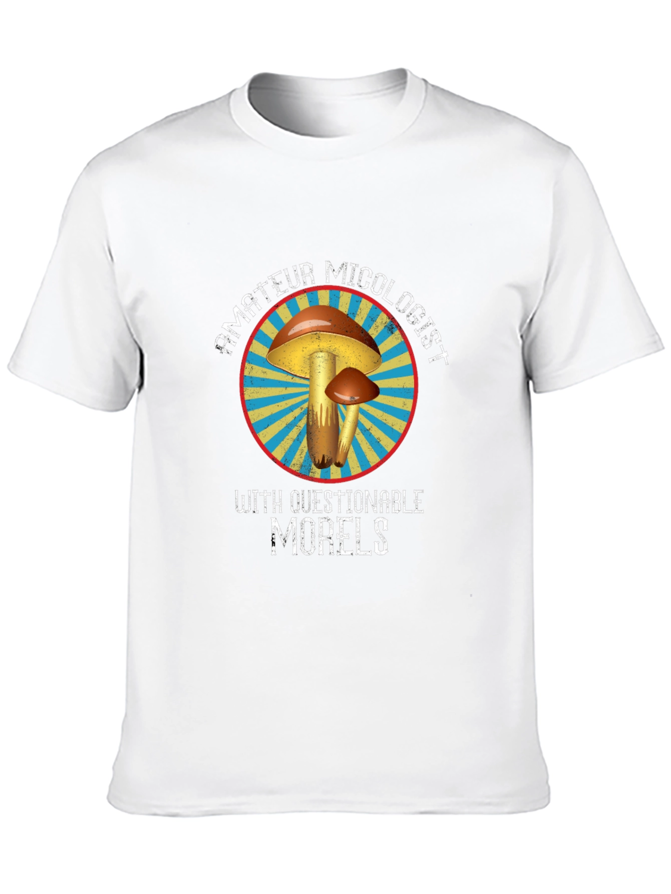 Black Amateur Micologist Mushroom T-Shirt view 10