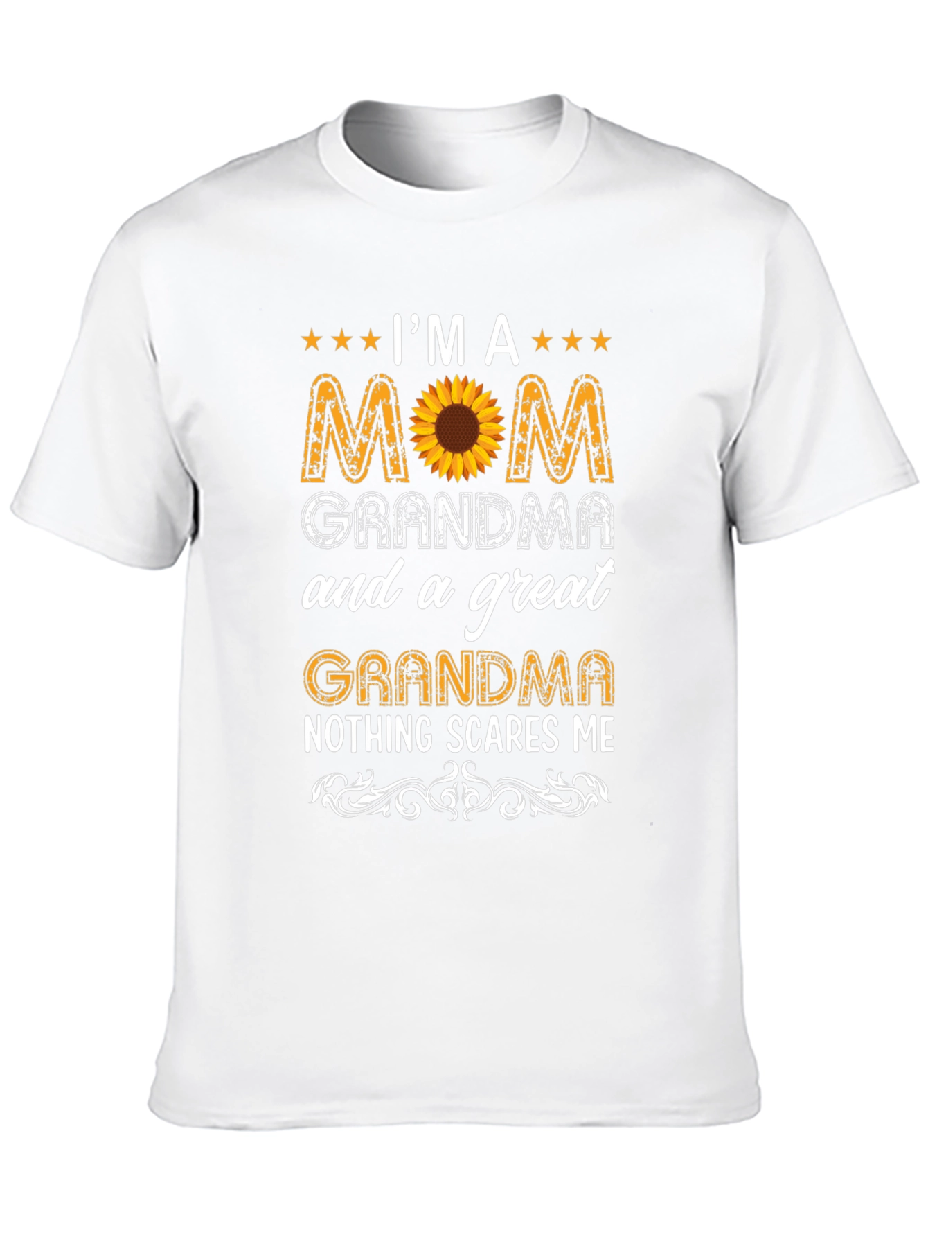 Black I'm A Mom Grandma Great Grandma T-Shirt view 10