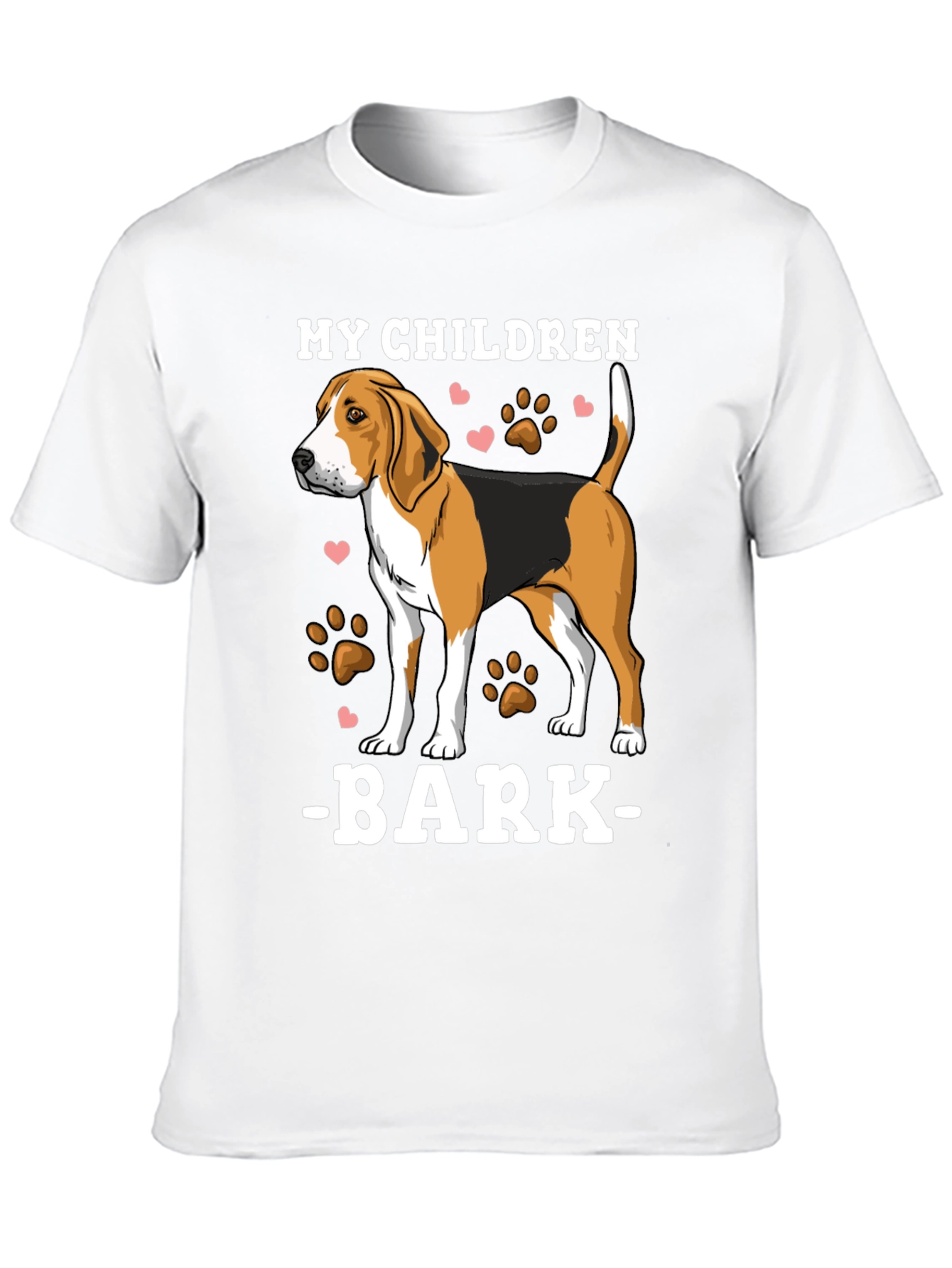 Black My Children Bark T-Shirt | Dog Lover Tee view 10