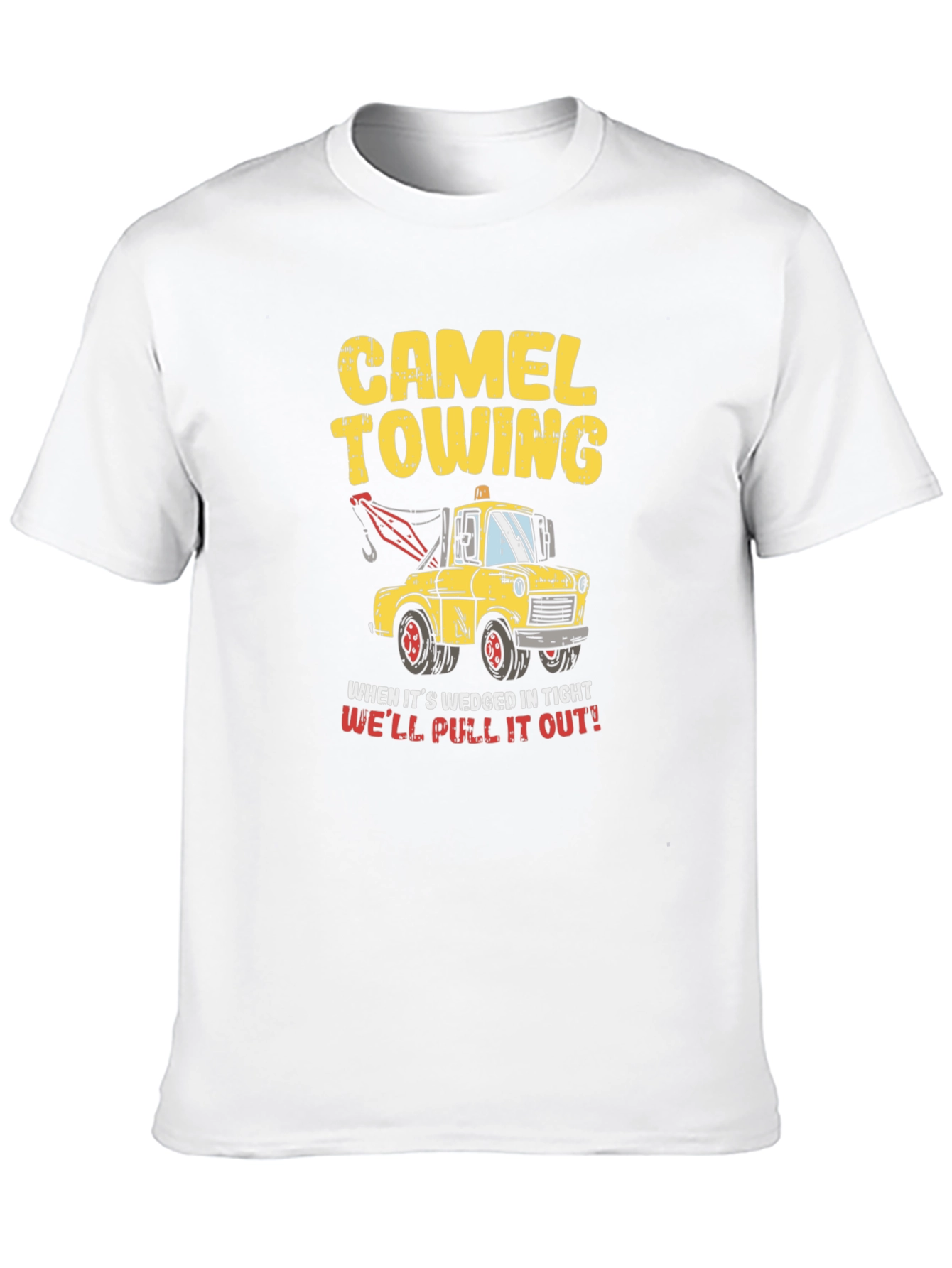Black Camel Towing Humor T-Shirt - We'll Pull It Out! view 10