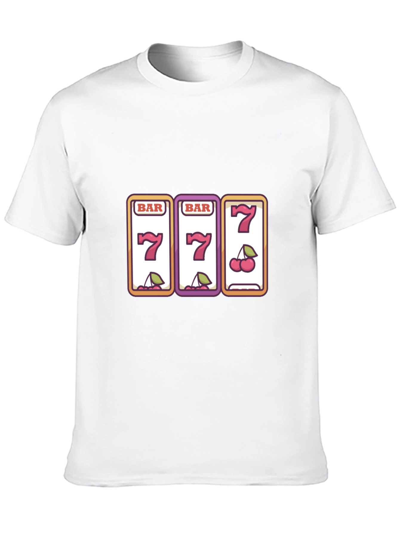 Black Lucky 7s Slot Machine Graphic Tee - Black view 10