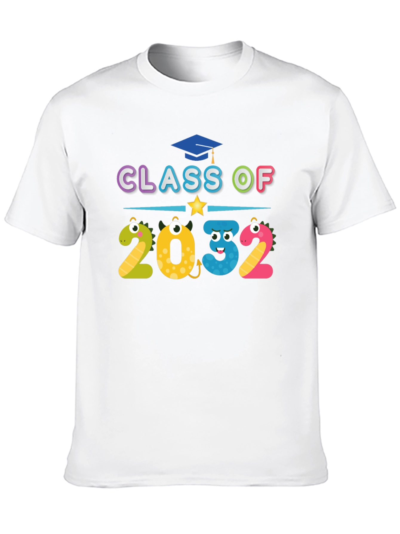 Black Class of 2032 T-Shirt view 10