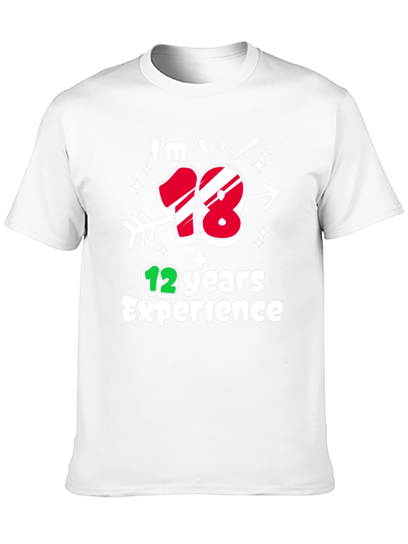 Black I'm 18 Plus 12 Years Experience T-Shirt view 10