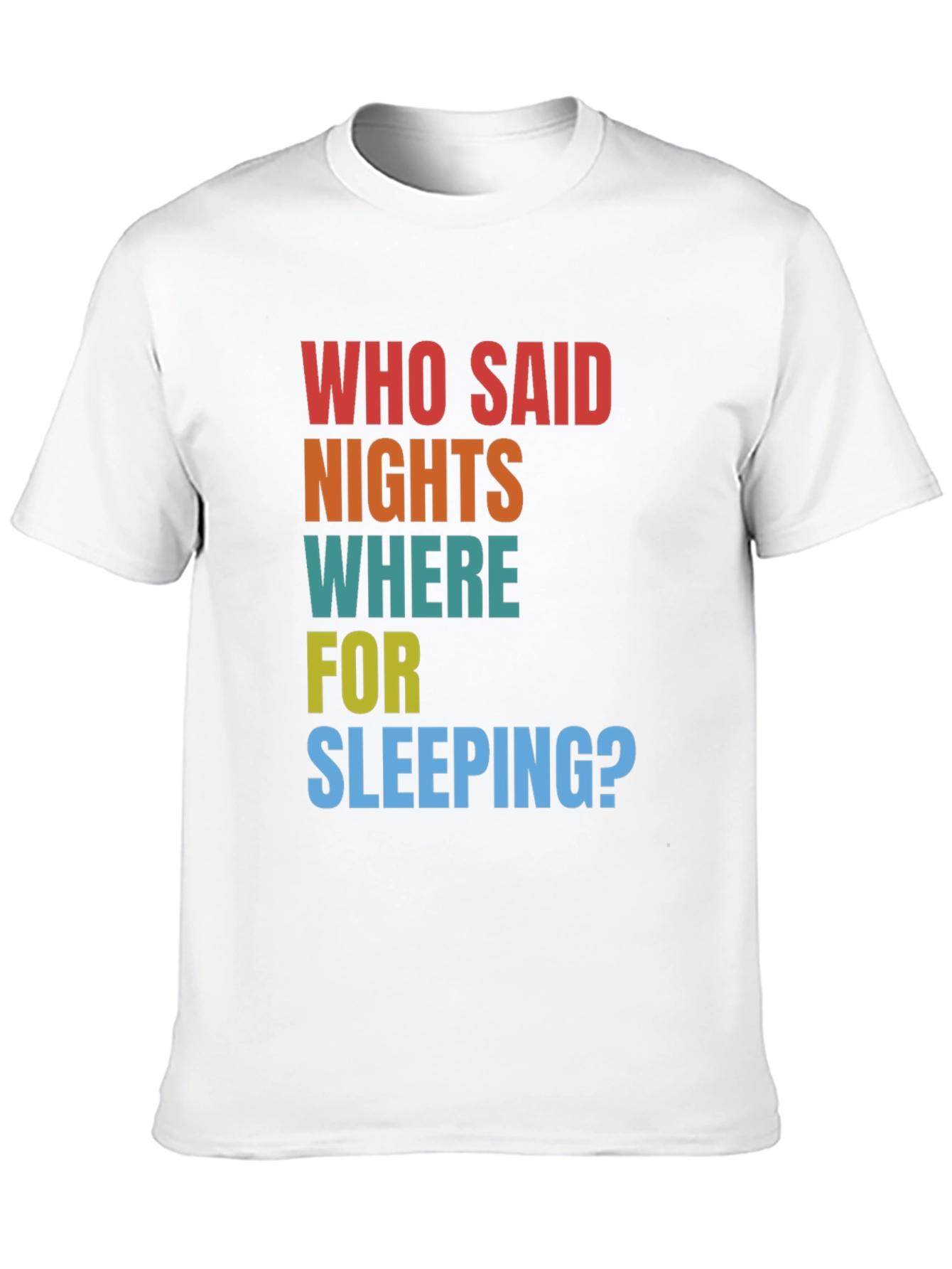 Black Night Owl Tee: Who Said Nights Were for Sleeping? view 10