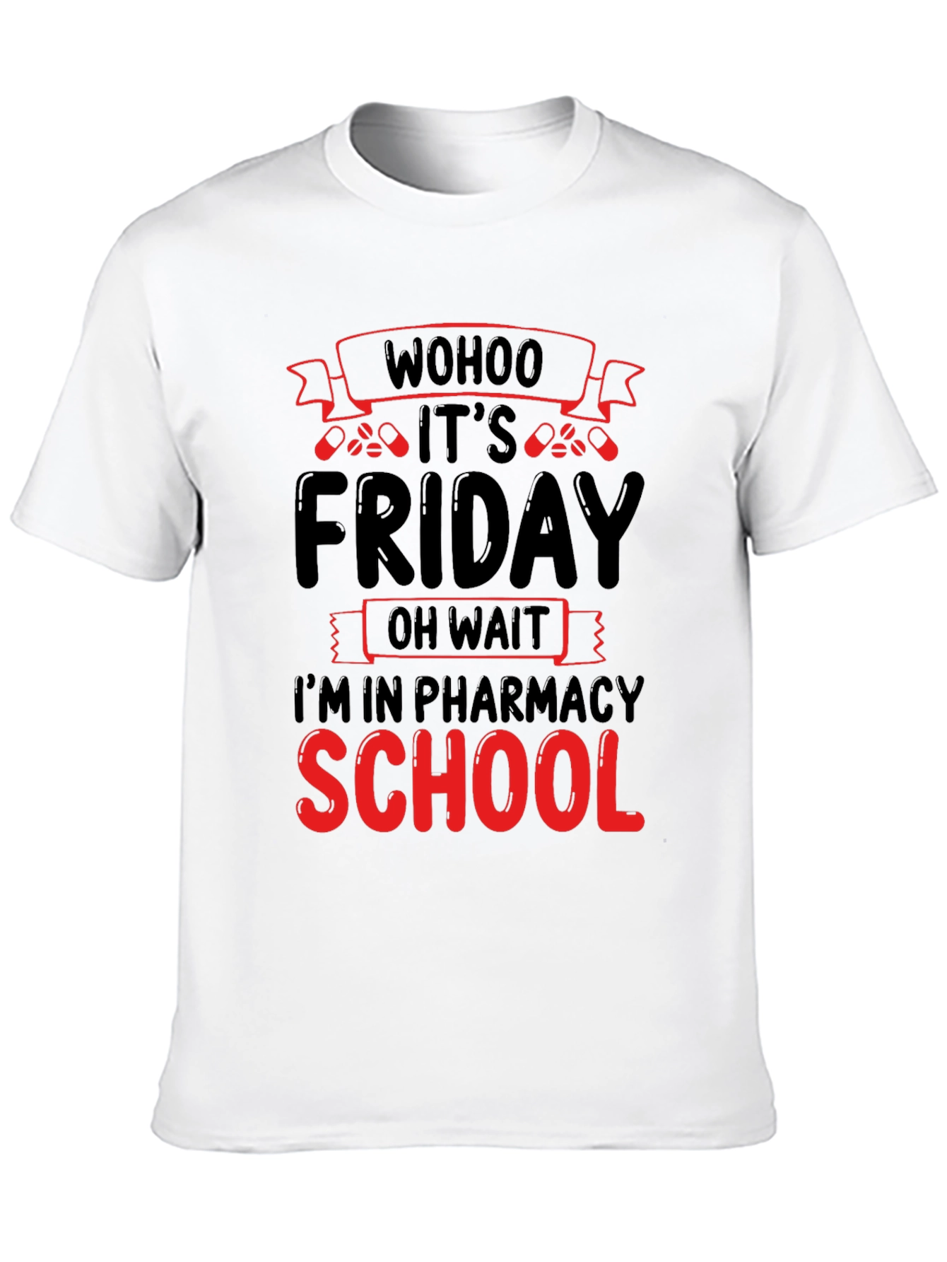Black Pharmacy School Friday T-Shirt view 10
