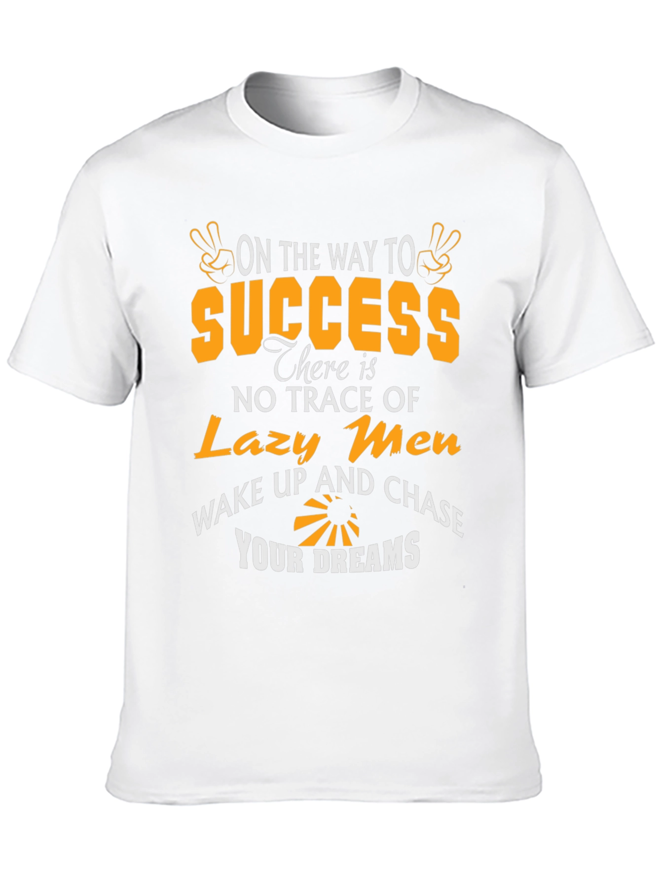 Black Success Graphic T-Shirt - Wake Up and Chase Your Dreams view 10