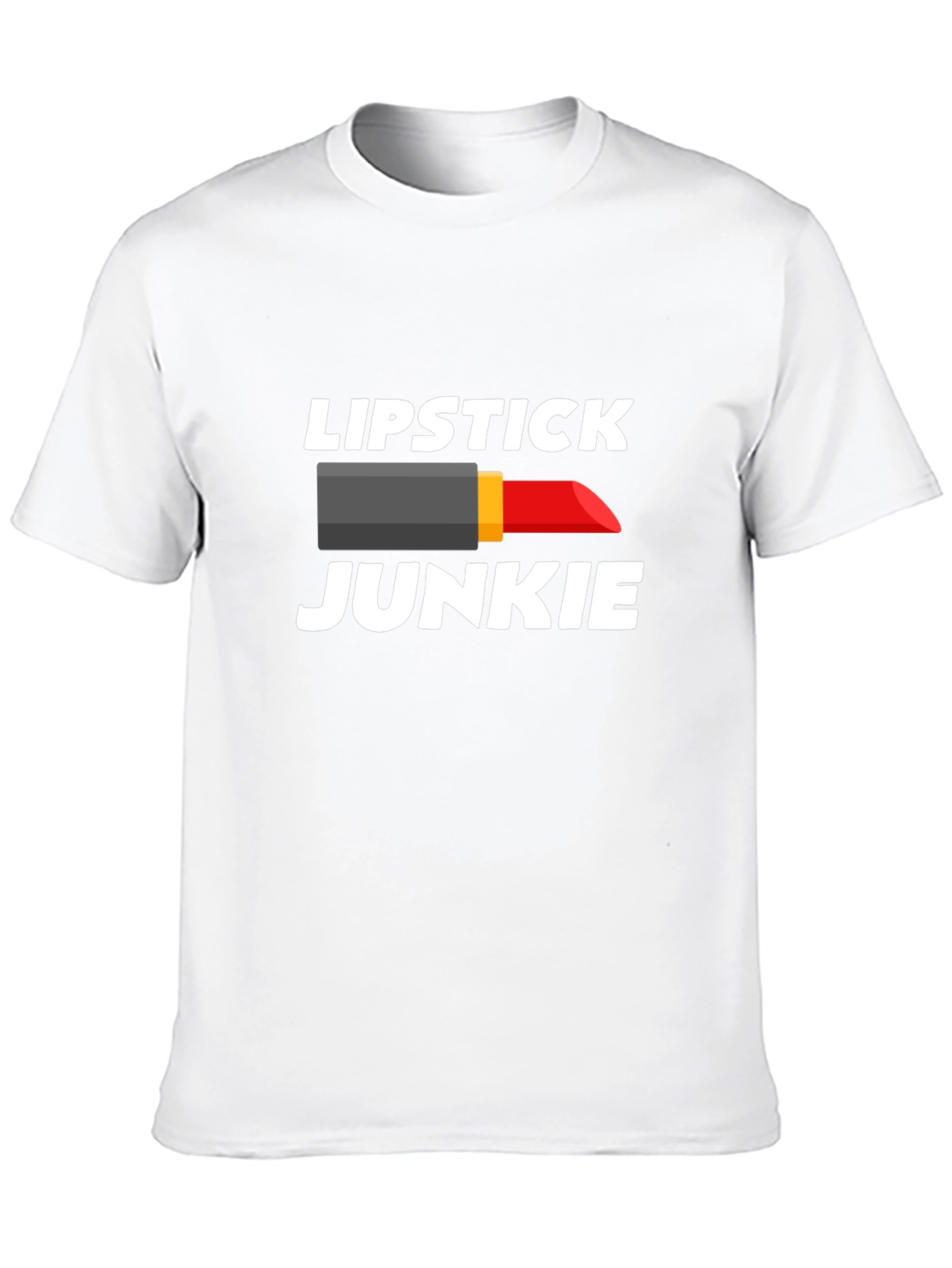 Black Lipstick Junkie Graphic T-Shirt - Unisex view 10