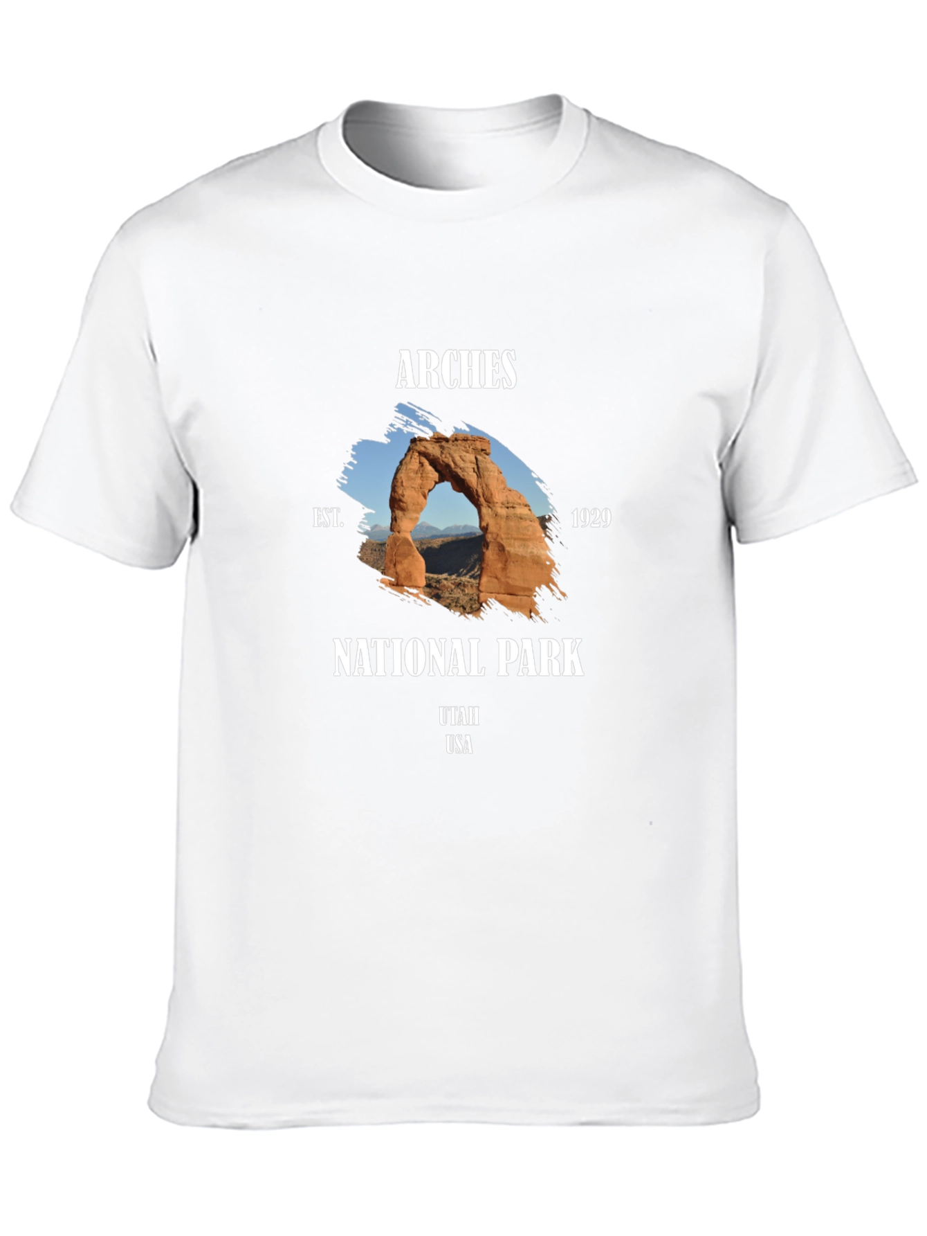 Black Arches National Park Graphic T-Shirt view 10
