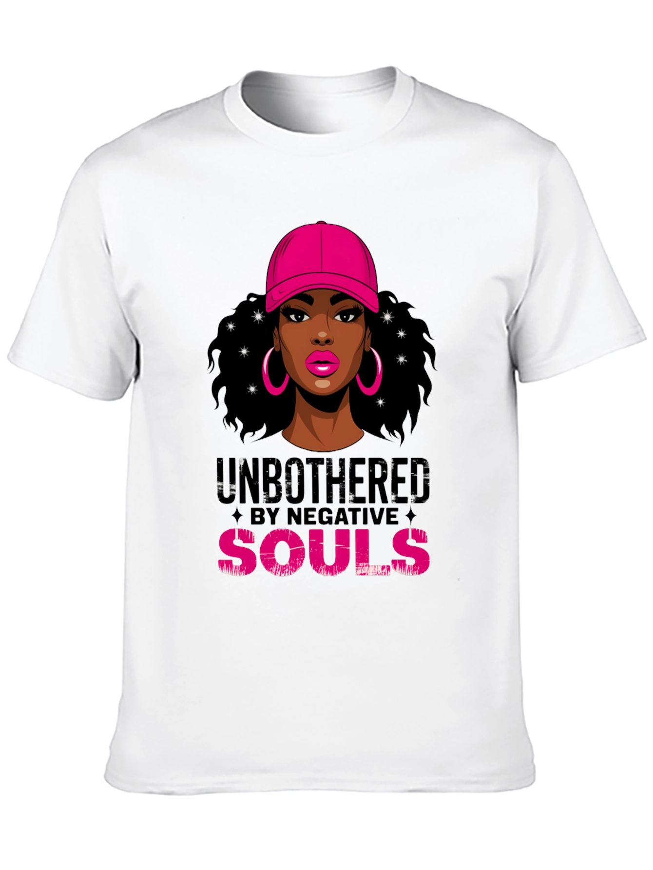 Black Unbothered Graphic Tee - Stylish Women's T-Shirt view 10