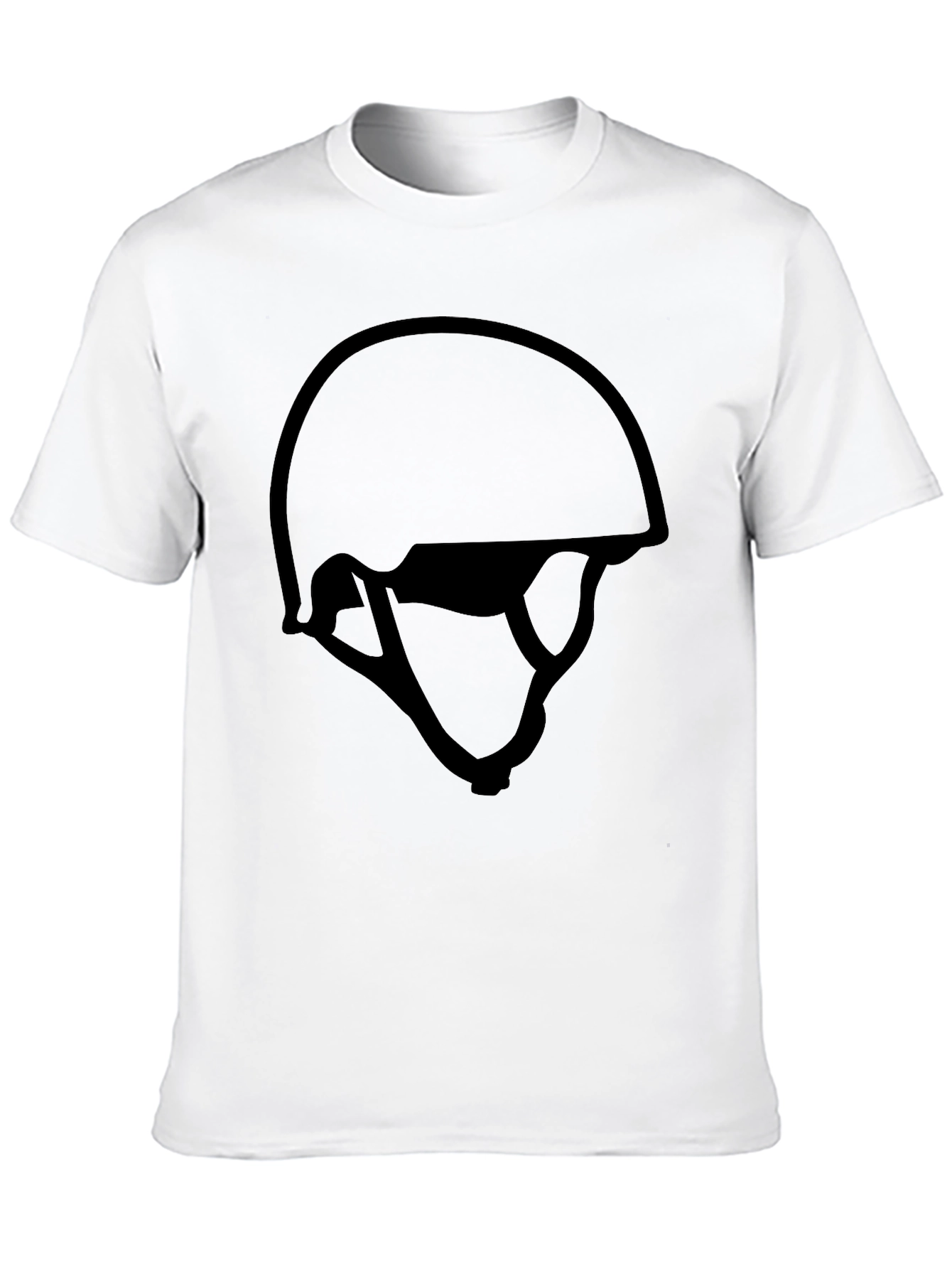 Black Black Helmet Graphic Tee - Stylish & Comfortable view 10