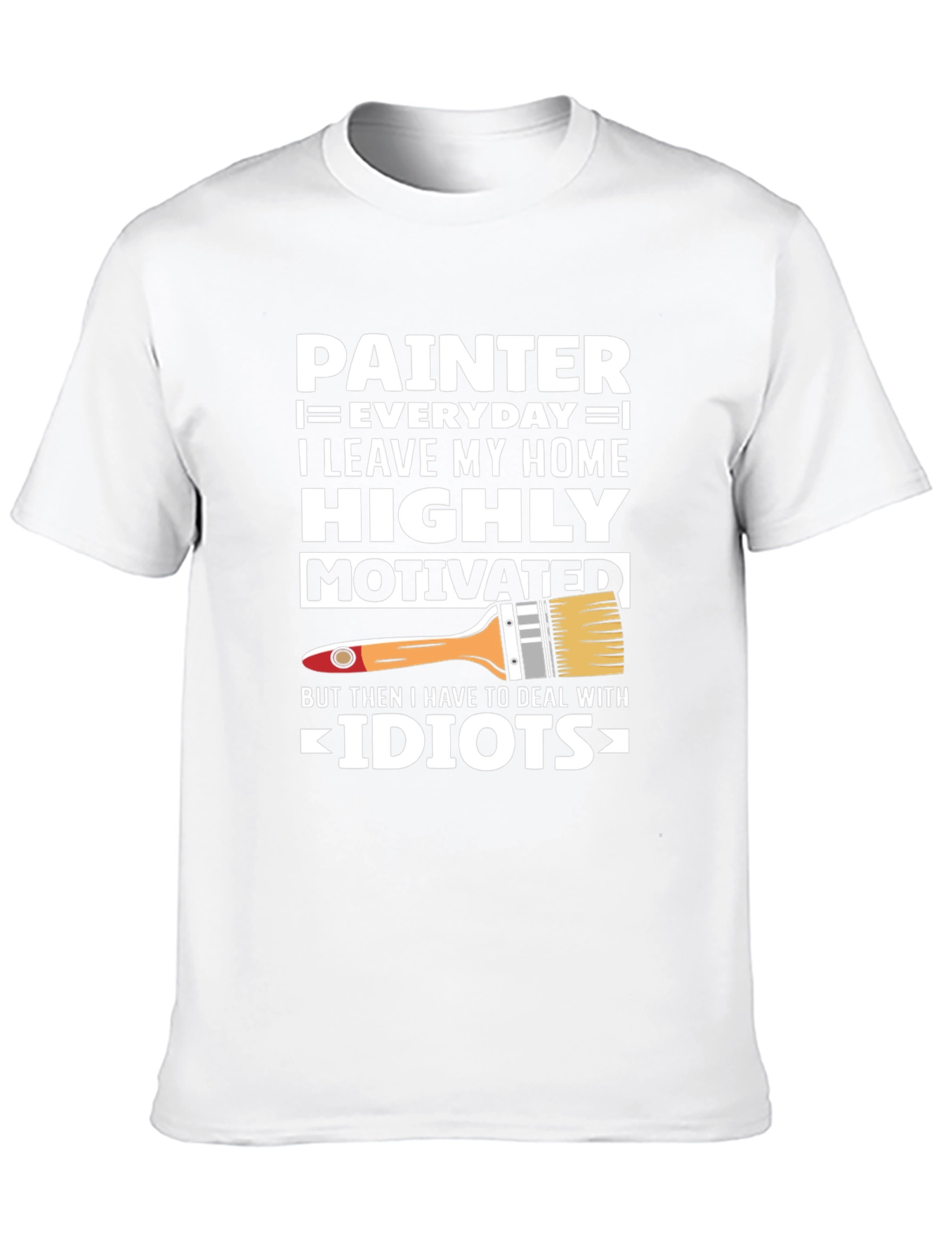 Black Painter T-Shirt - Everyday Highly Motivated view 10
