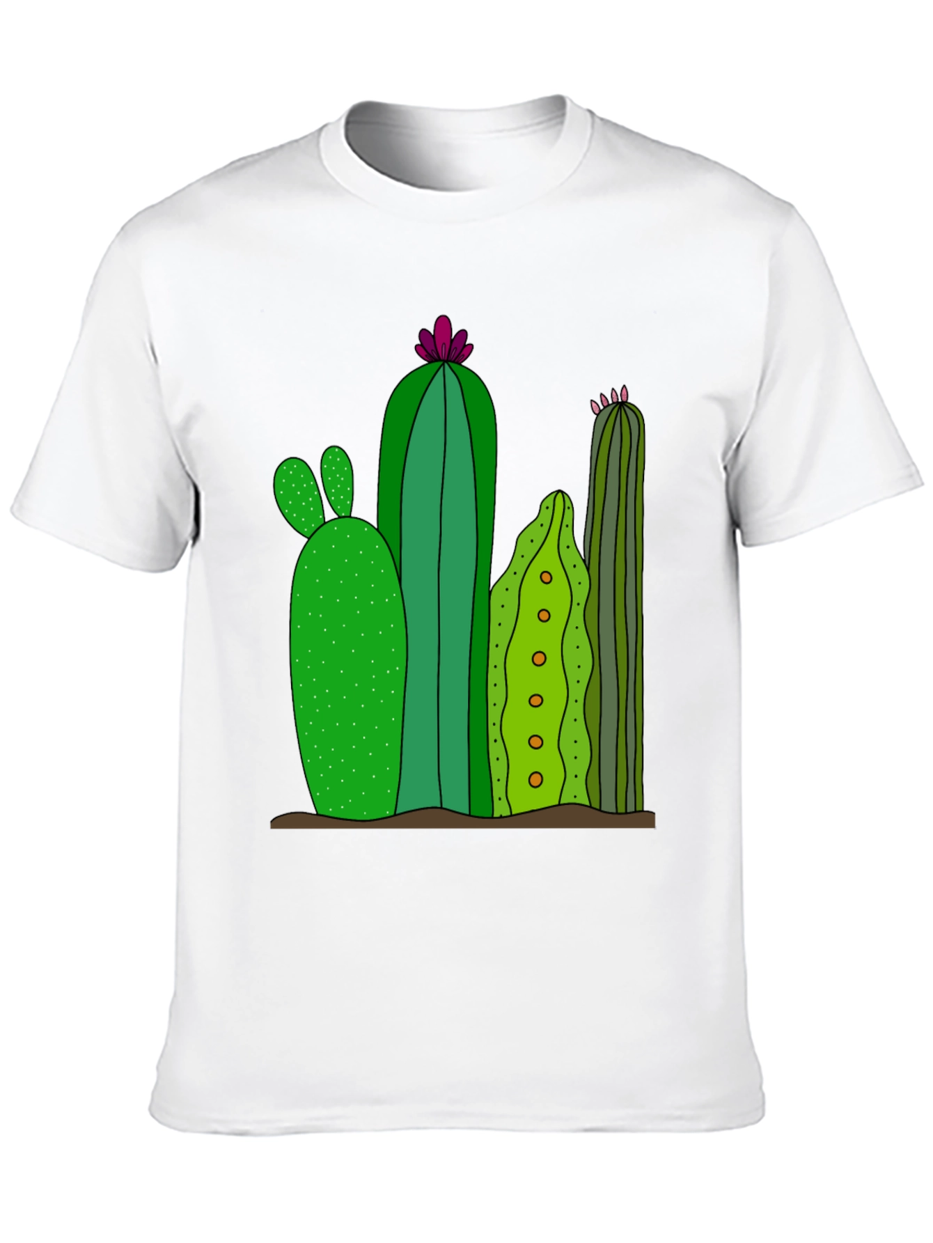 Black Cactus Graphic Print T-Shirt view 10
