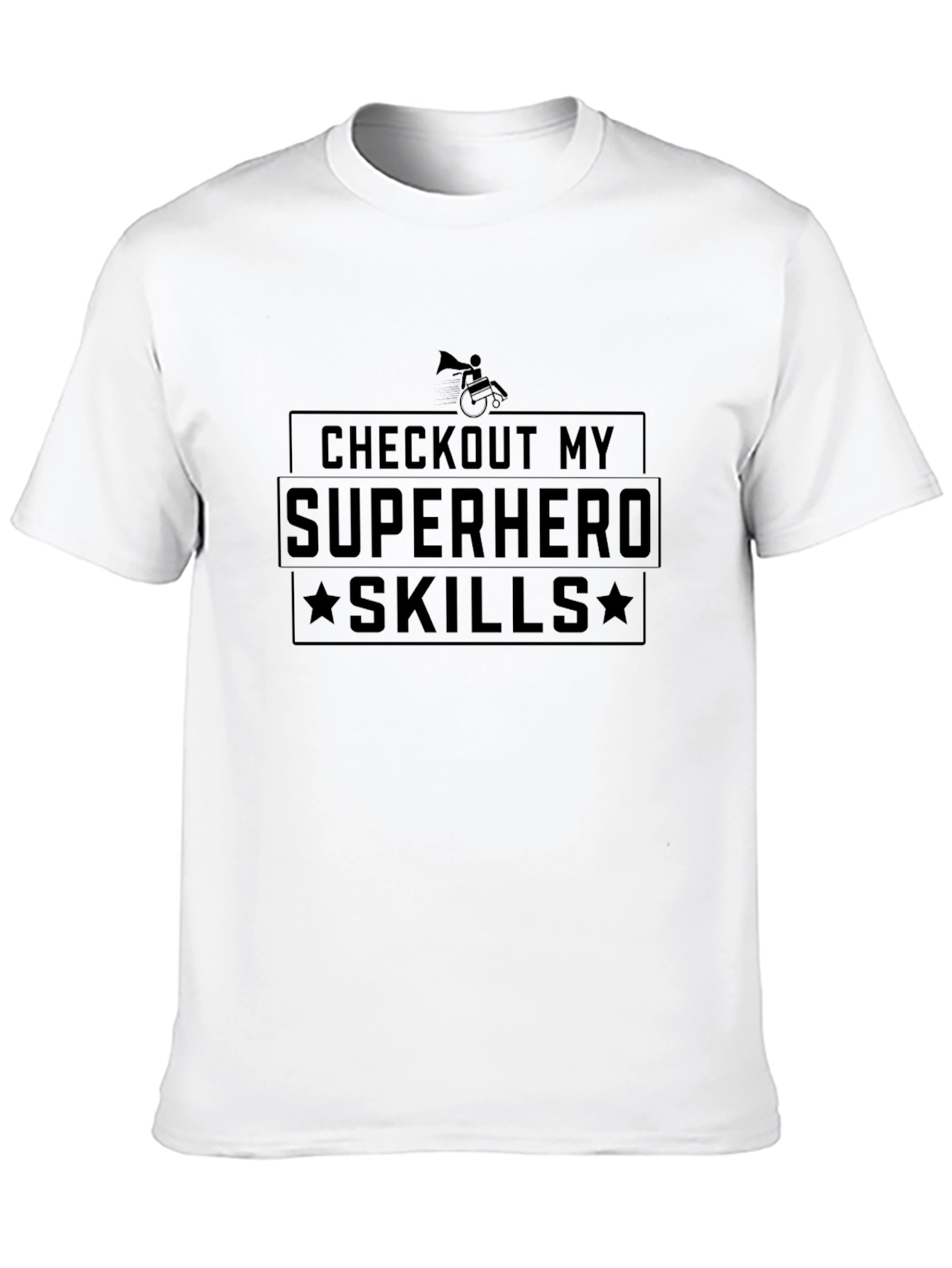 Superhero Skills Graphic Tee - Black - 10