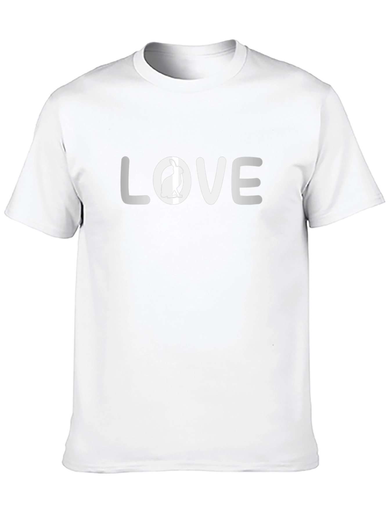 Black LOVE Rabbit T-Shirt view 10