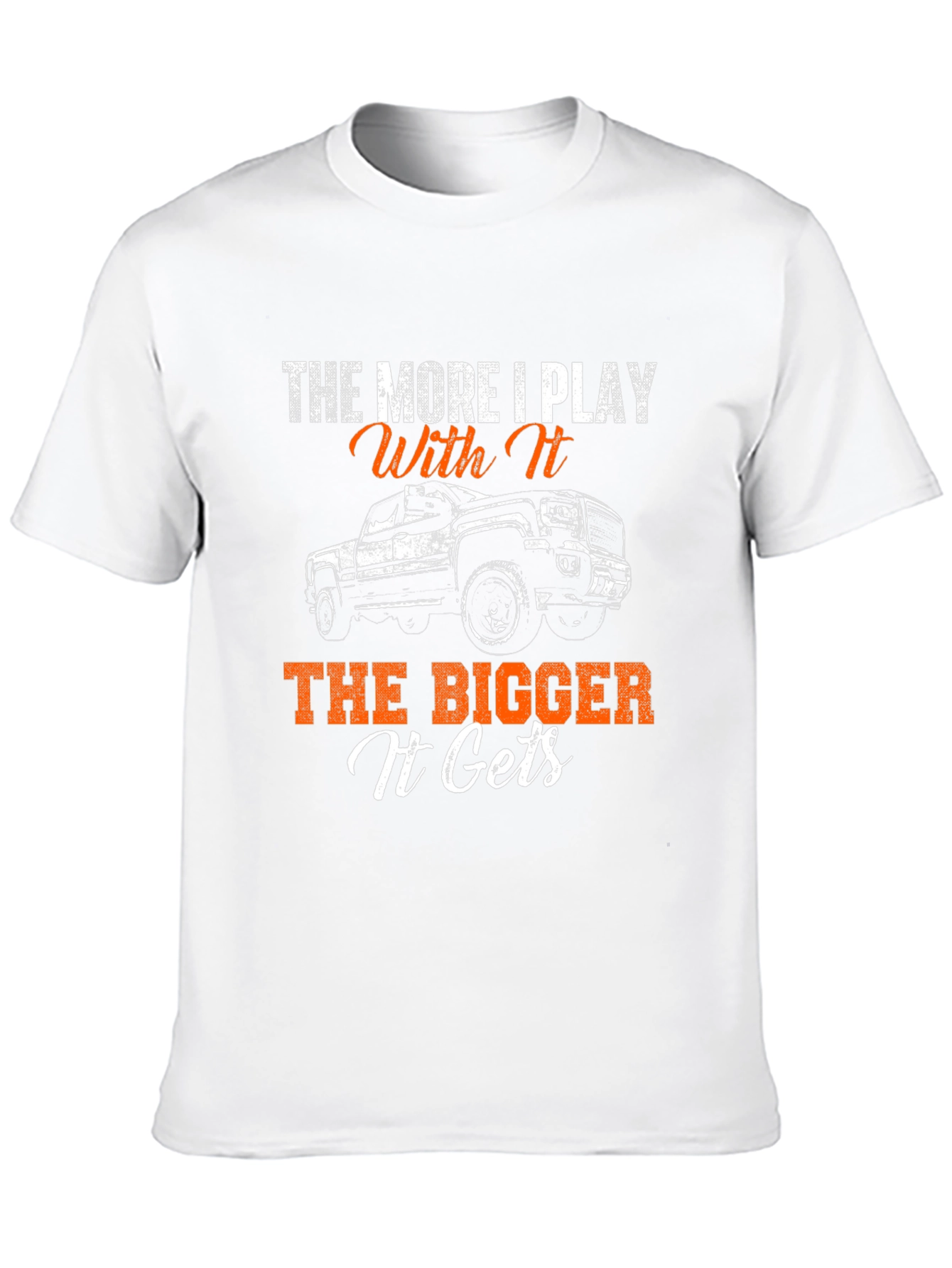 Black The More I Play With It T-Shirt view 10