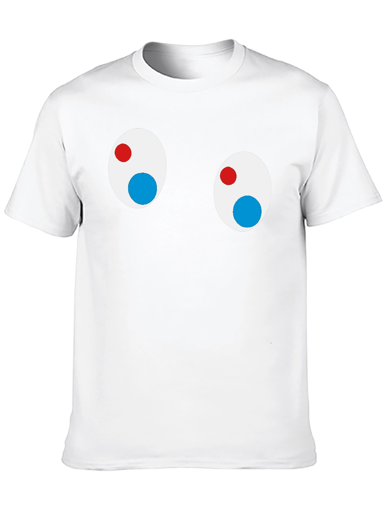 Black Funny Googly Eyes Black T-Shirt view 10