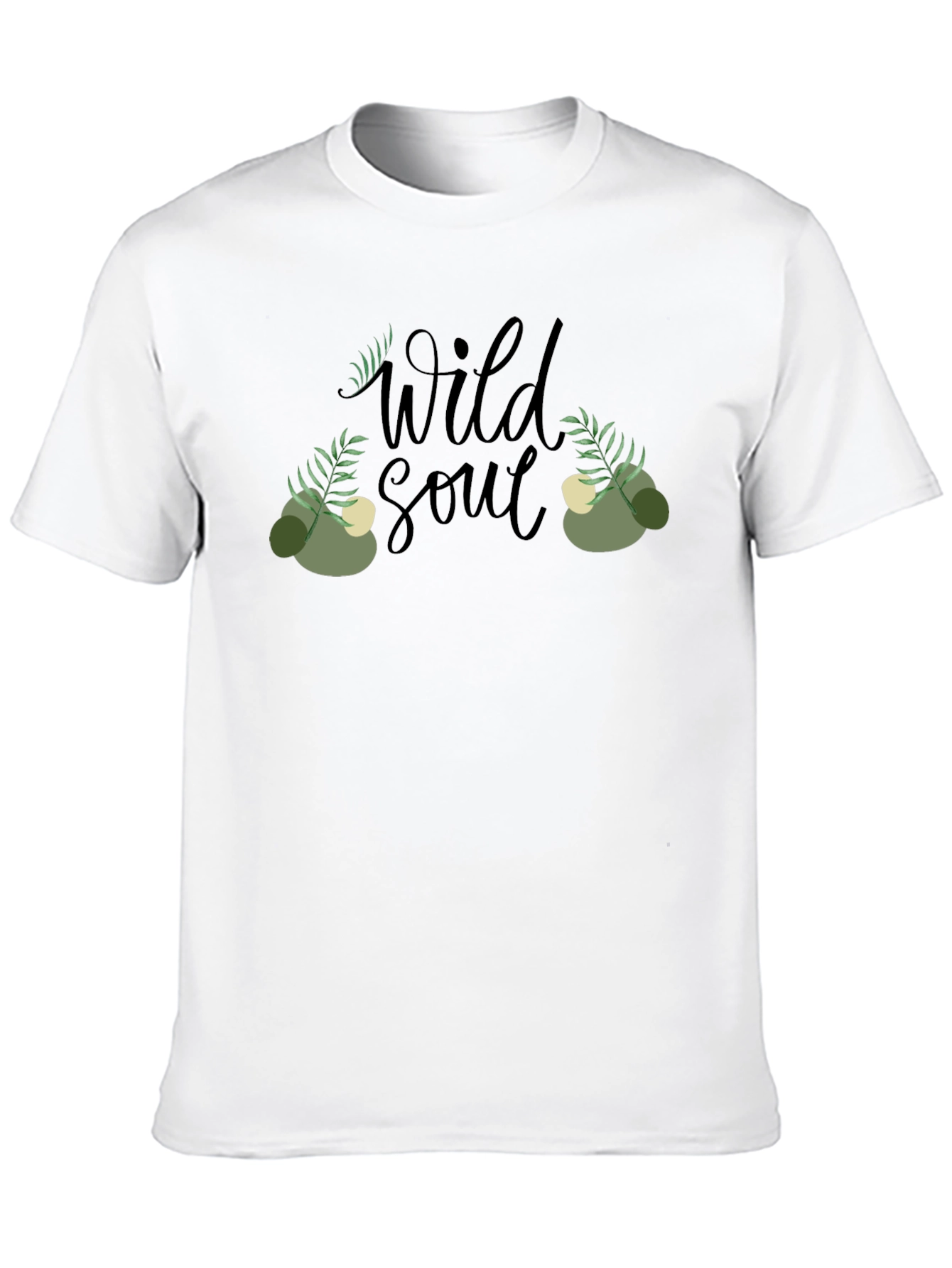 Black Wild Soul Graphic T-Shirt - Nature Inspired Design view 10