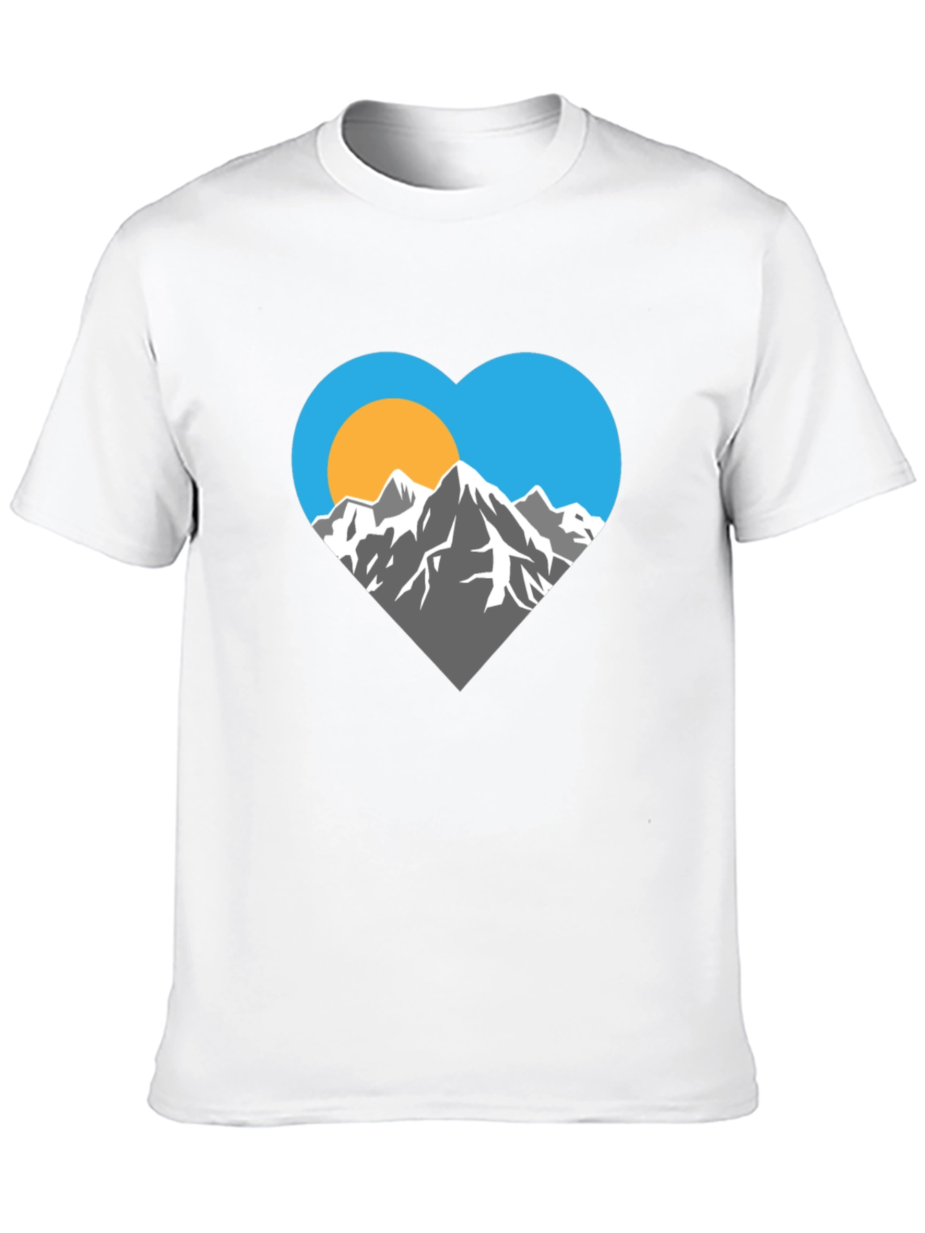 Black Mountain Heart Graphic T-Shirt view 10