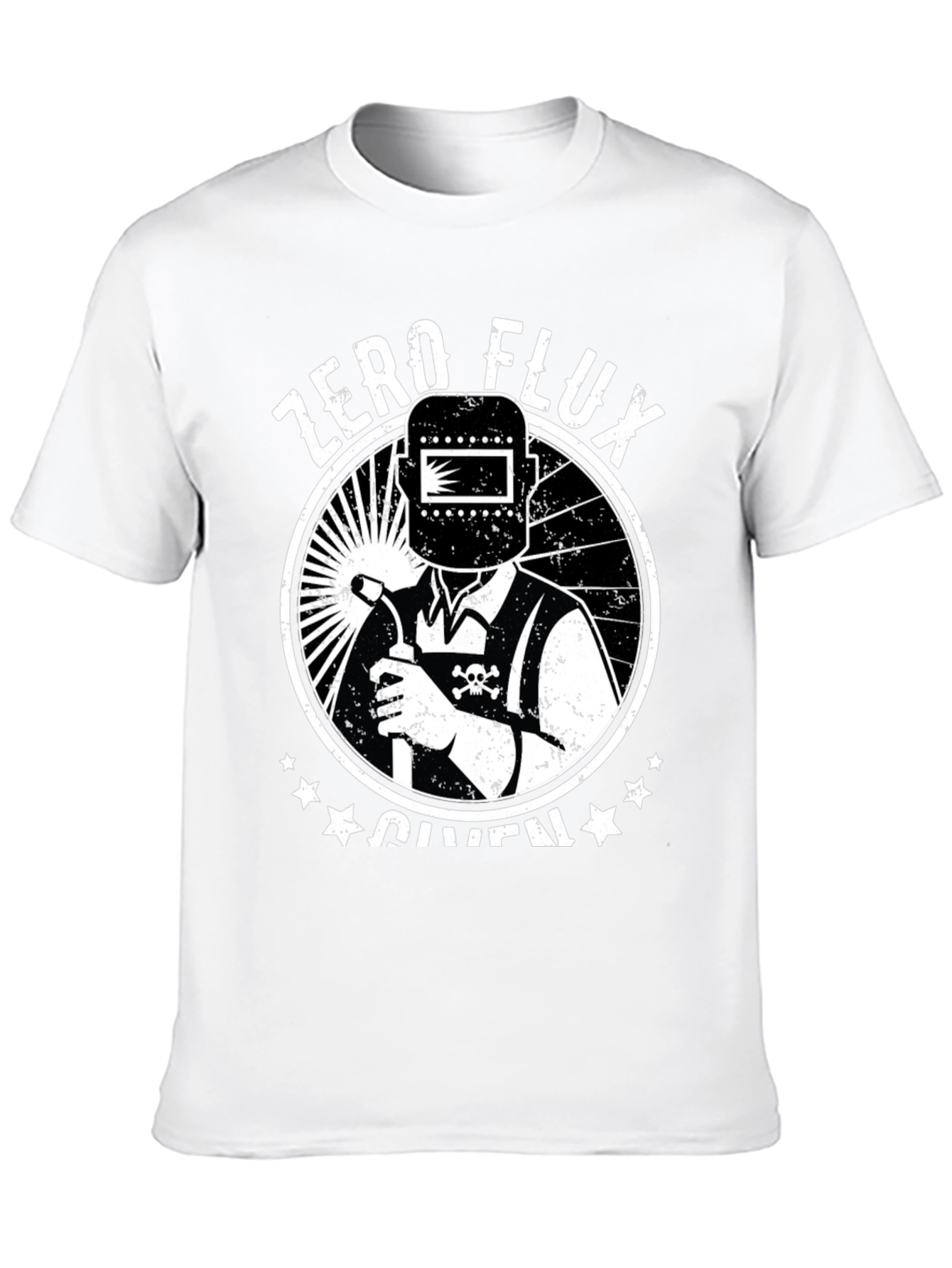 Black Zero Flux Given Welder T-Shirt view 10