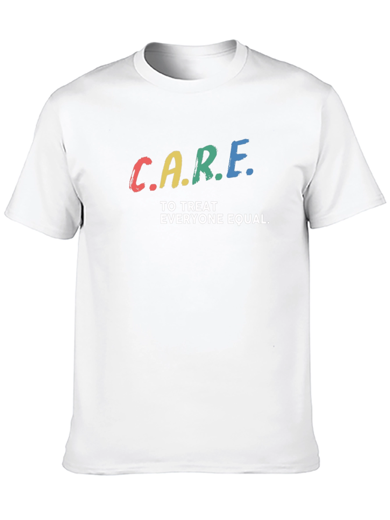 Black C.A.R.E. Equality Graphic Tee - Unisex view 10
