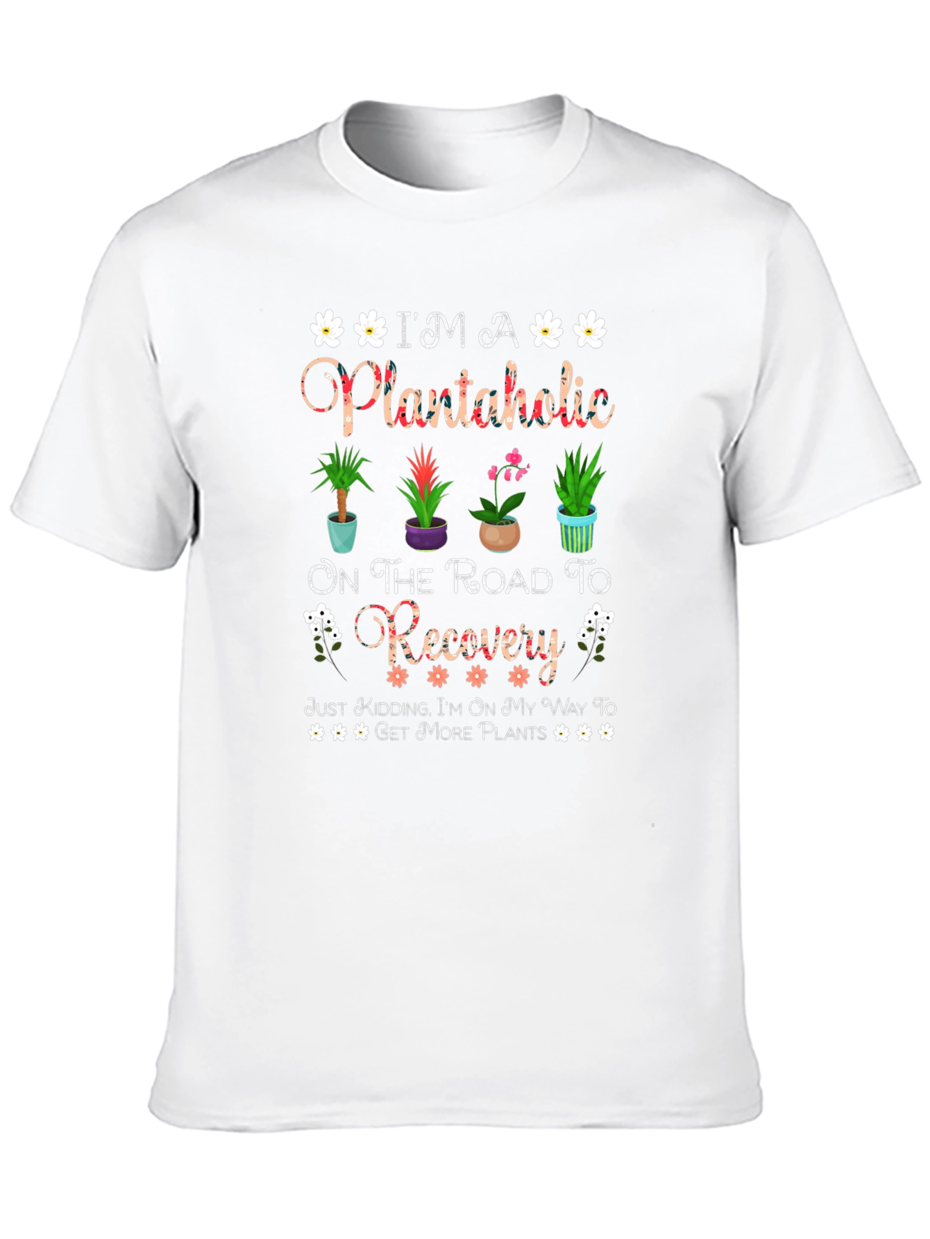 Black Plantaholic T-Shirt - Funny Plant Lover Tee view 10