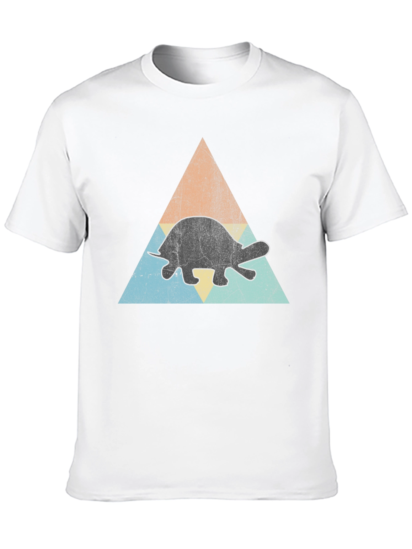 Black Retro Turtle Graphic T-Shirt - Cool Vintage Style view 10