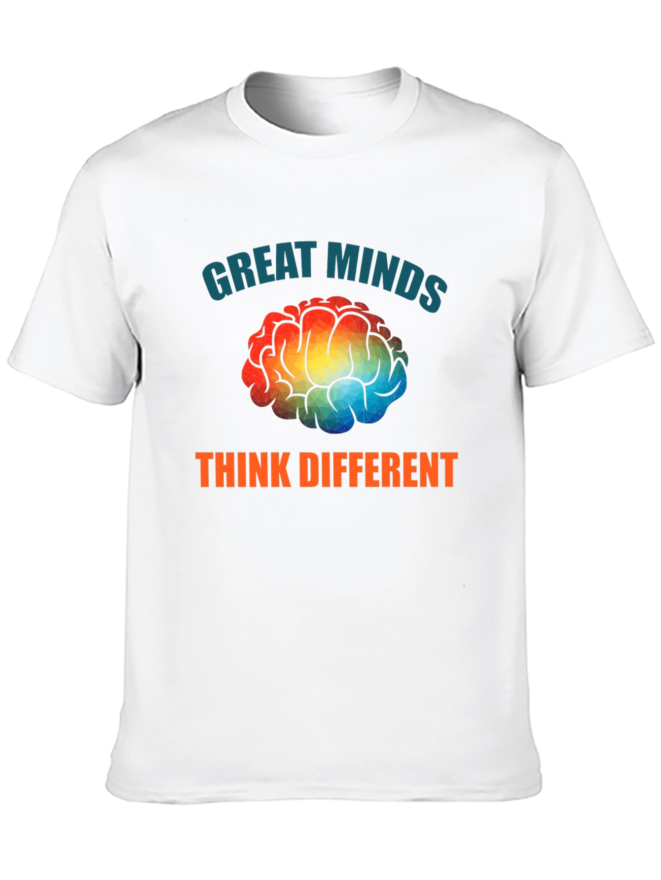 Black Great Minds Think Different Graphic T-Shirt view 10
