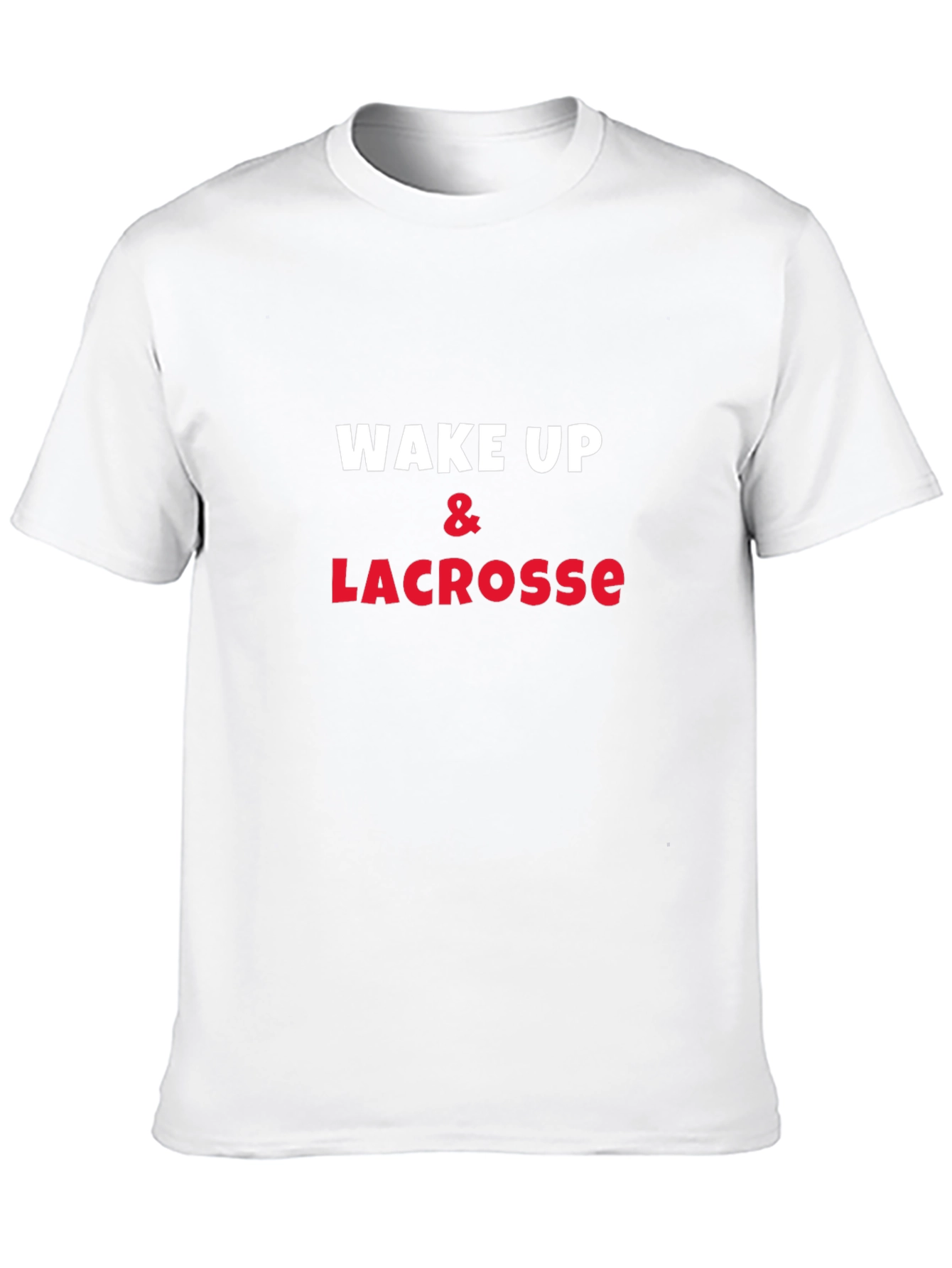 Black Wake Up & Lacrosse Graphic Tee - Soft Cotton view 10