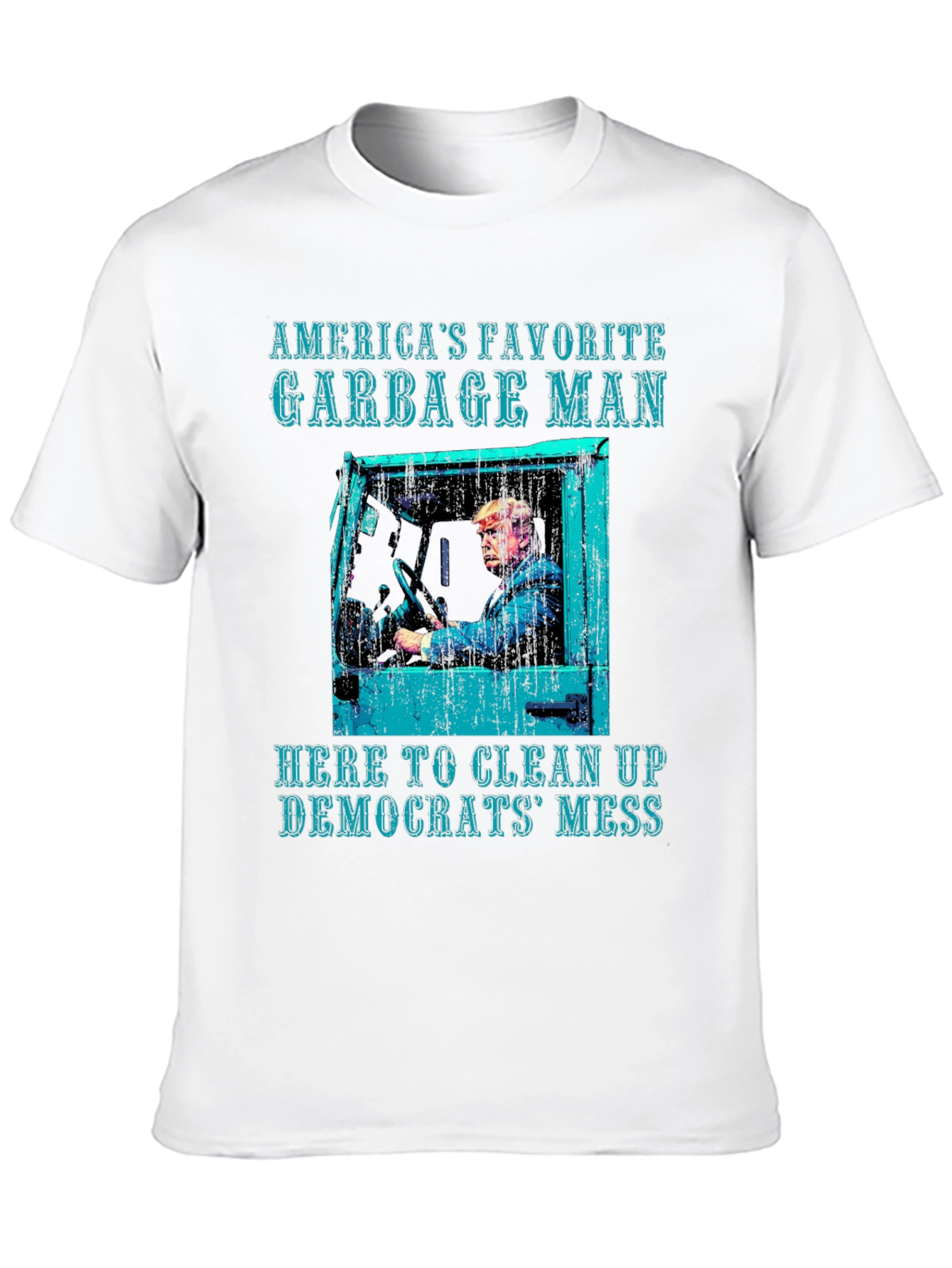 Black America's Favorite Garbage Man T-Shirt view 10