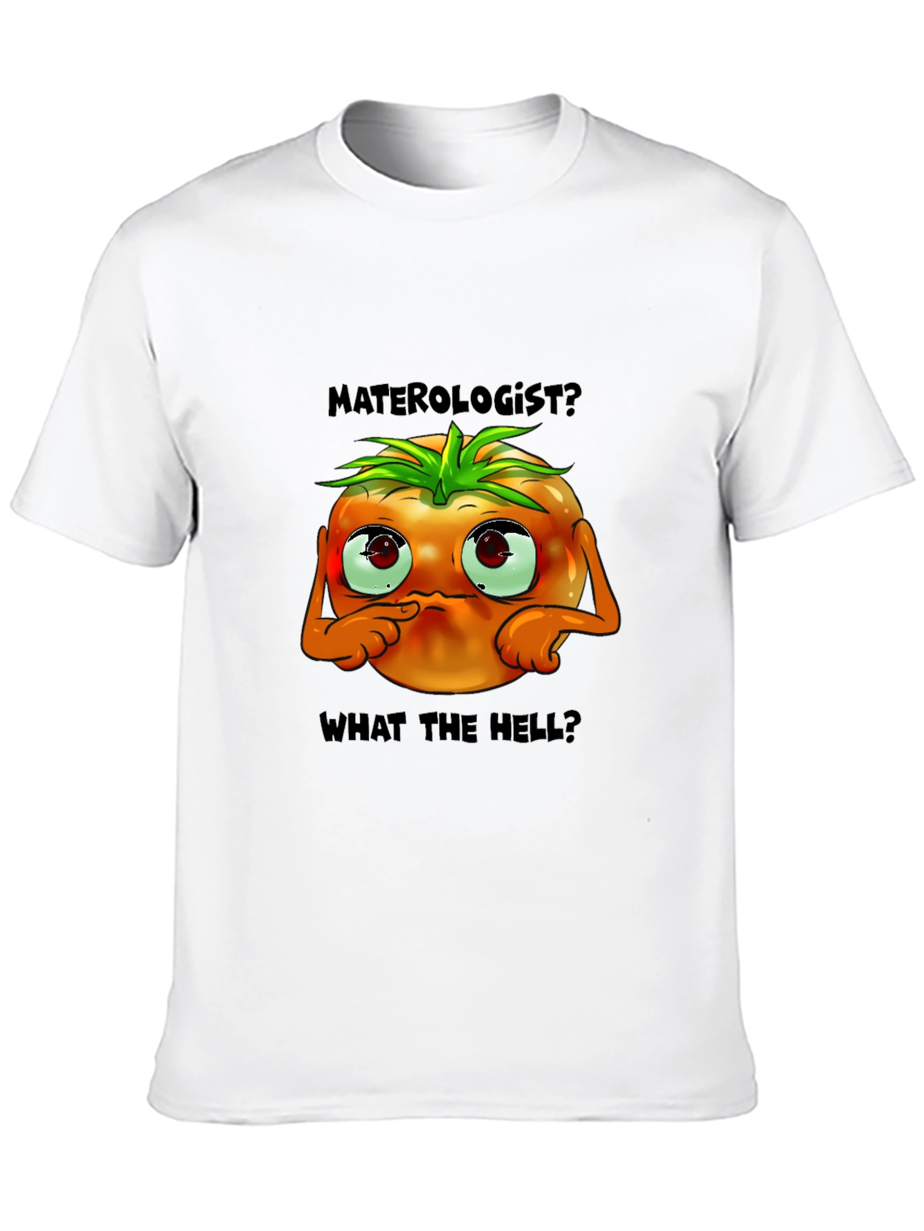 Black Materologist? Tomato Graphic T-Shirt view 10