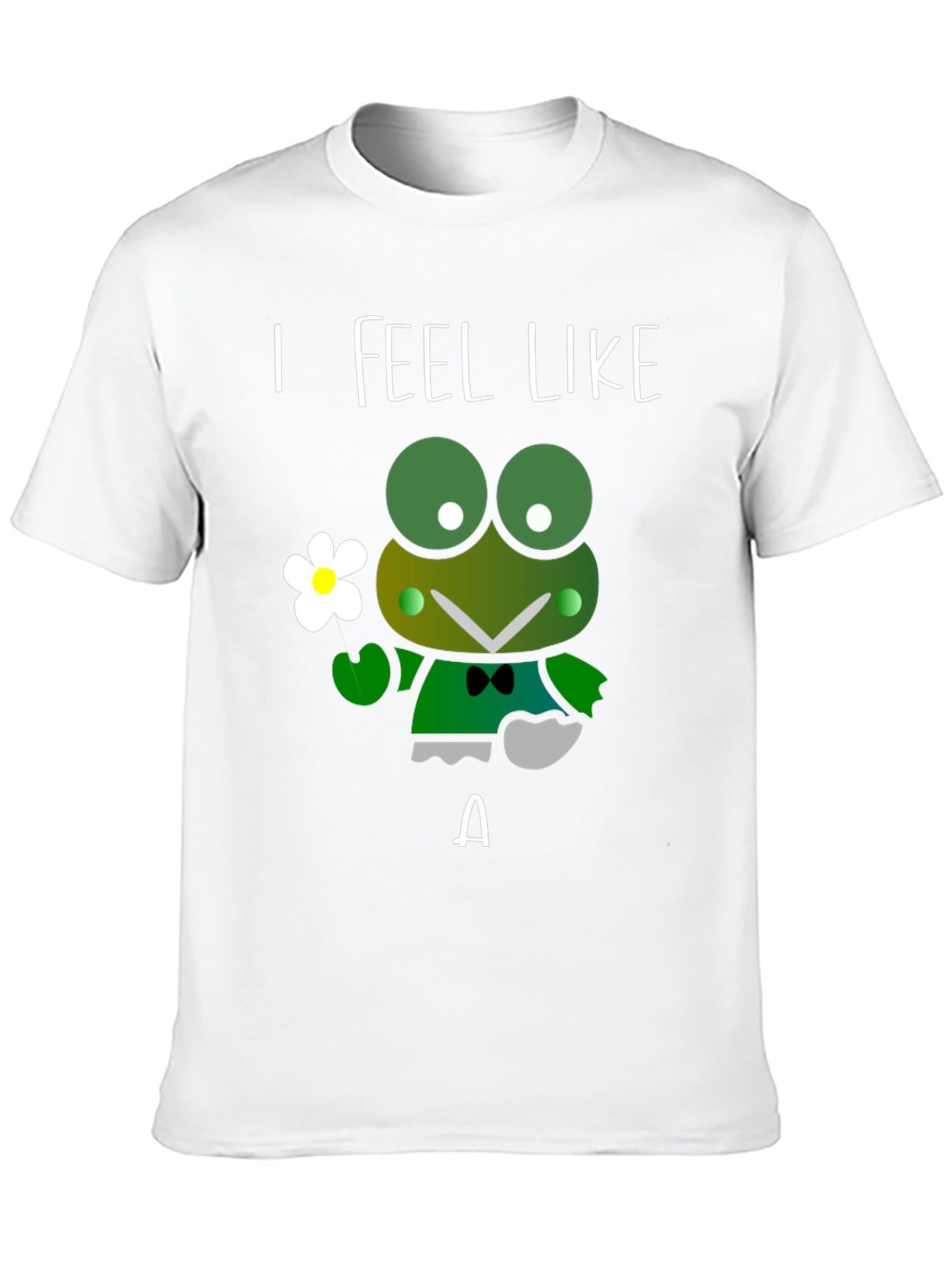 Black I Feel Like A Frog T-Shirt view 10