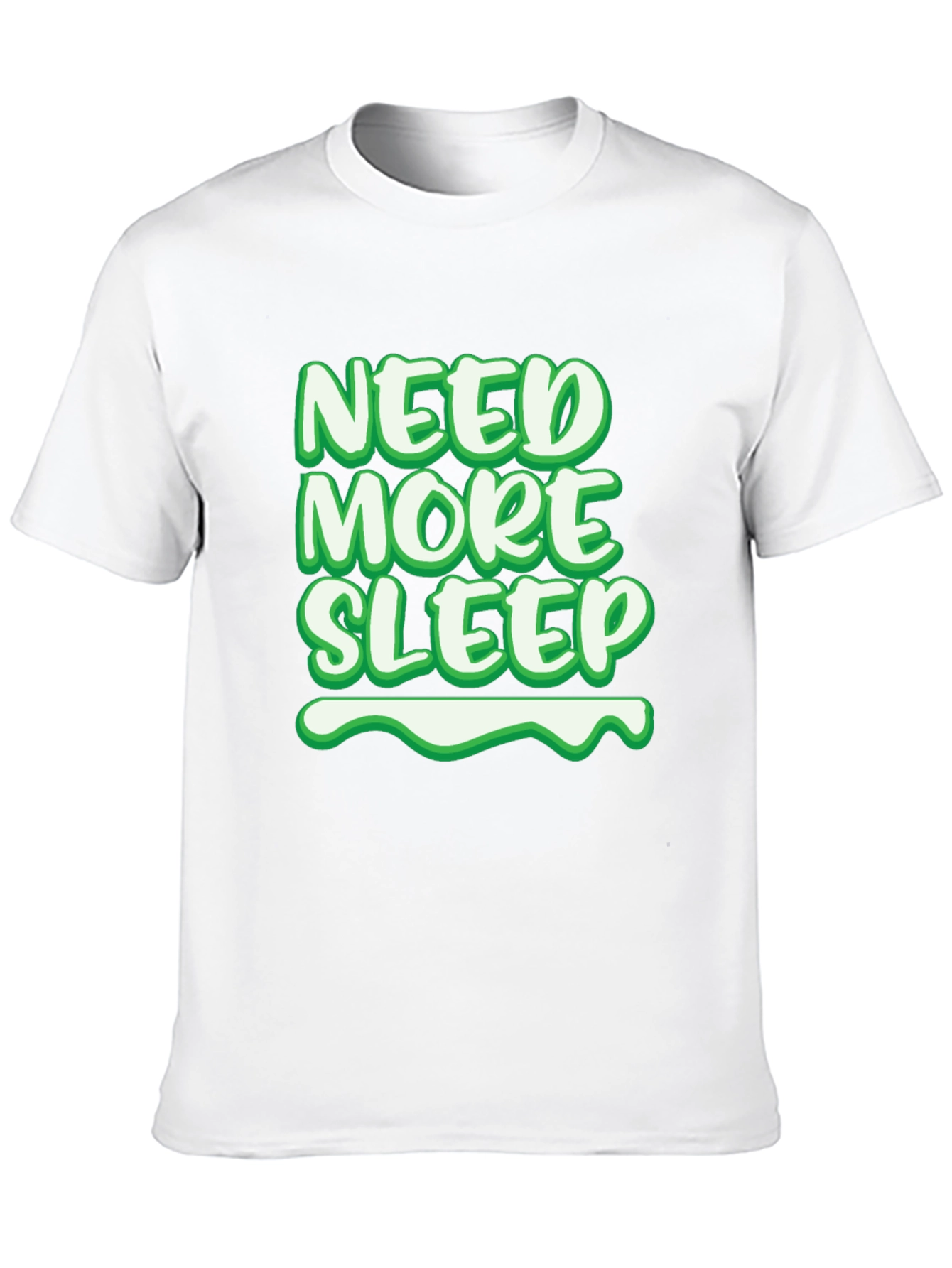 Black Need More Sleep Graphic Tee - Soft Cotton Blend view 10