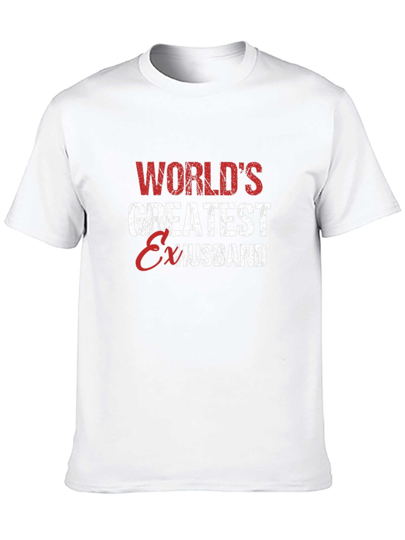 Black World's Greatest Ex Husband Funny T-Shirt view 10