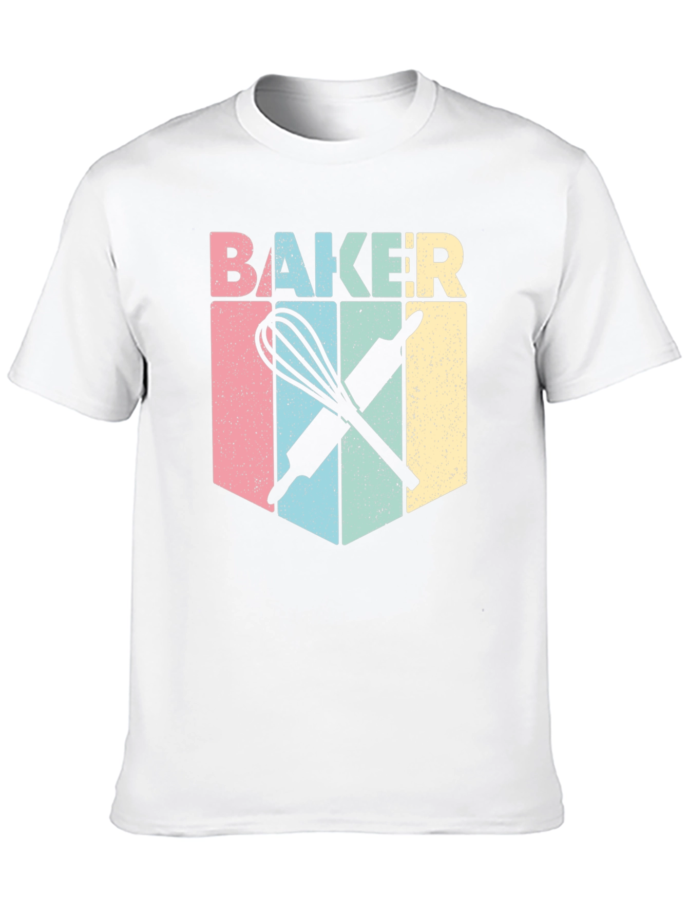 Black Baker T-Shirt - Retro Baking Design Tee view 10